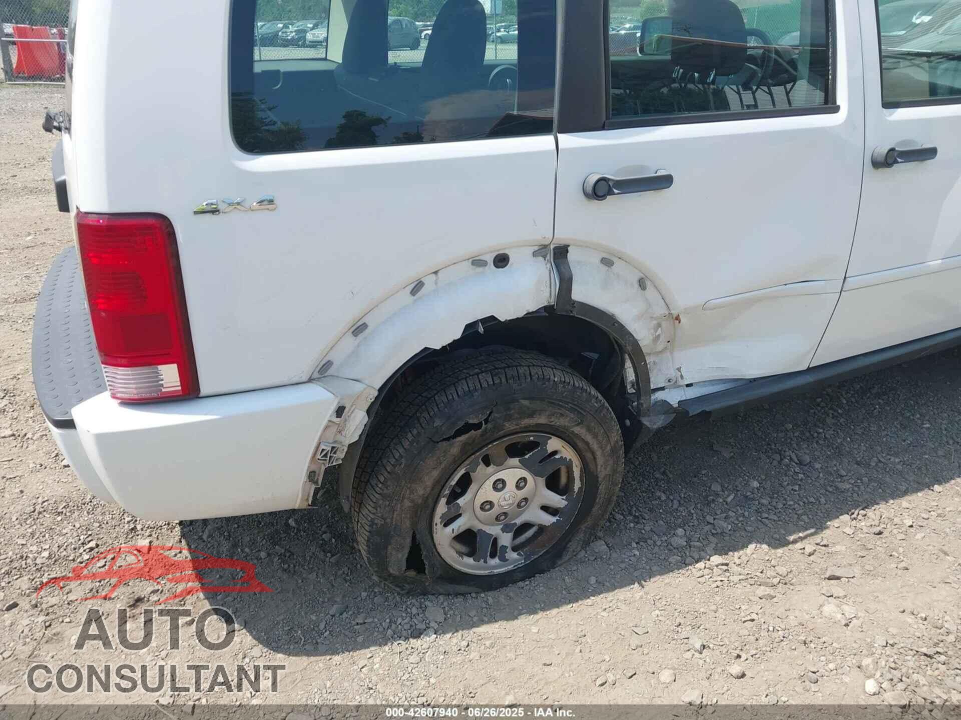 DODGE NITRO 2011 - 1D4PU2GKXBW584982