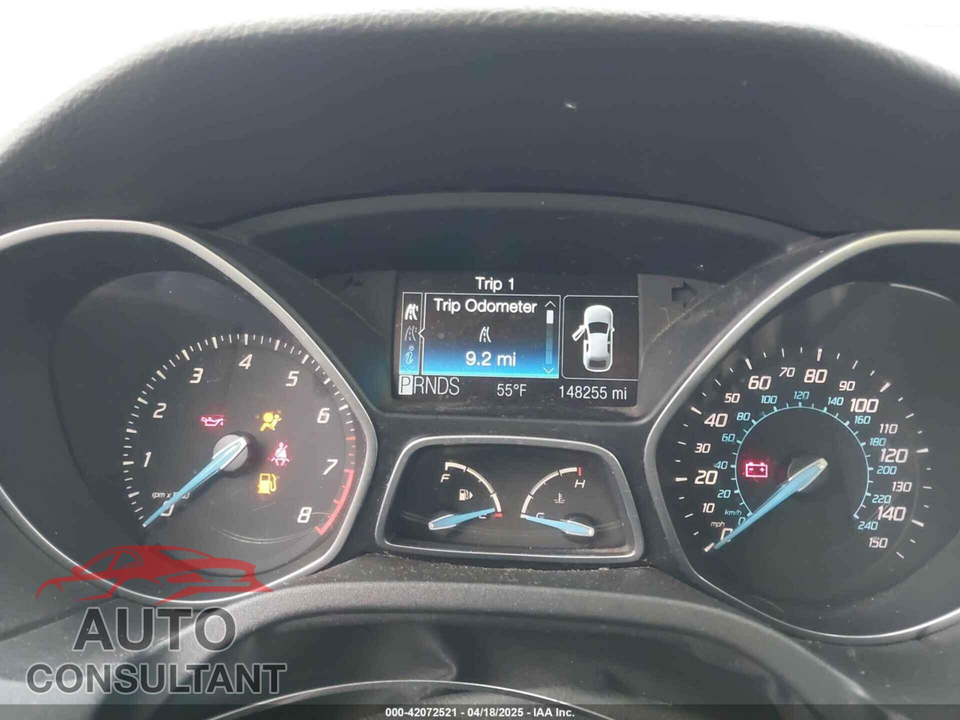 FORD FOCUS 2012 - 1FAHP3H2XCL145464