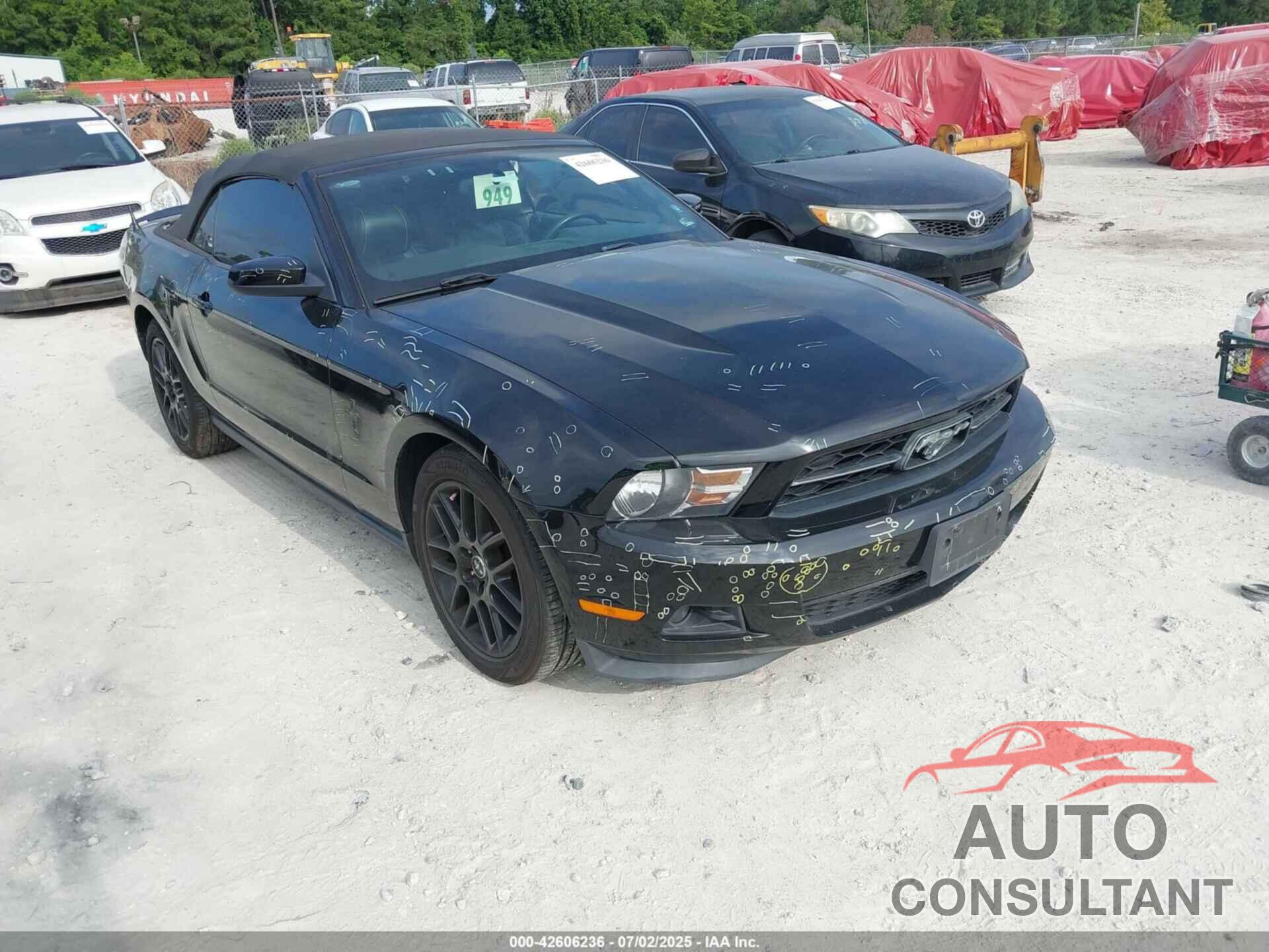 FORD MUSTANG 2012 - 1ZVBP8EM4C5276765