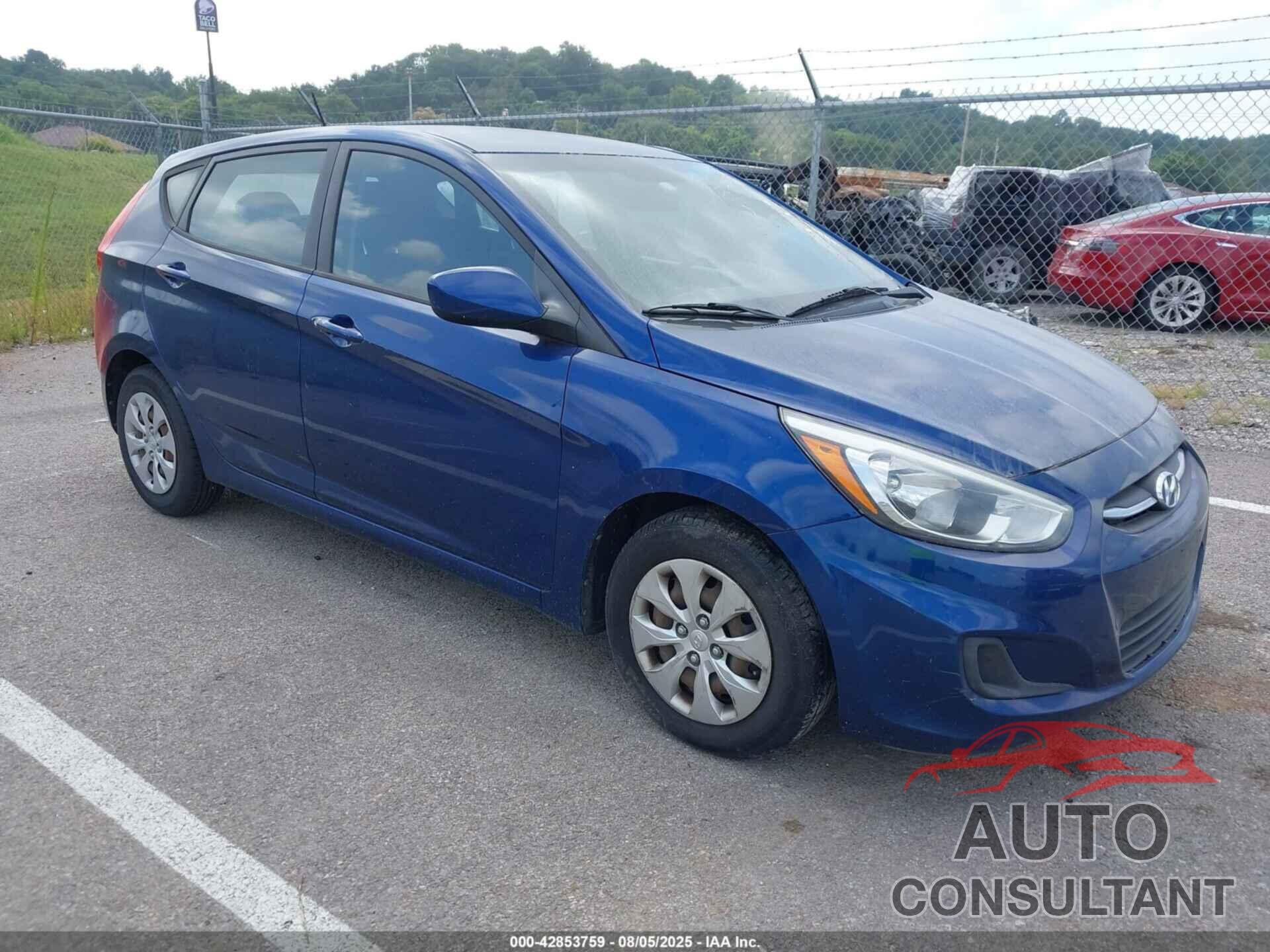 HYUNDAI ACCENT 2015 - KMHCT5AE9FU213926
