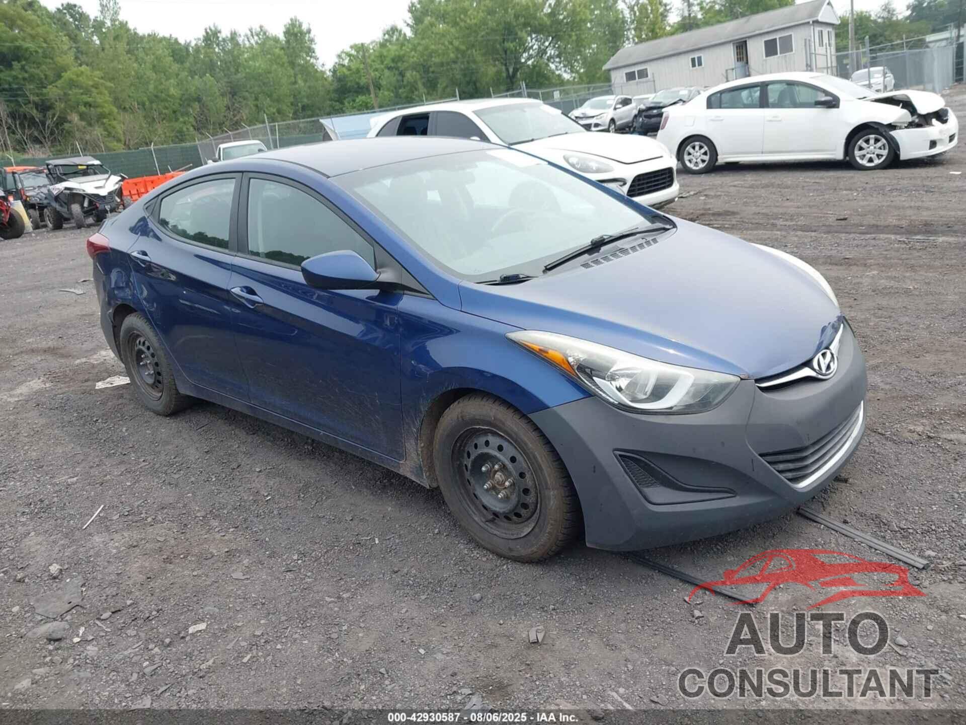 HYUNDAI ELANTRA 2016 - 5NPDH4AE1GH699857