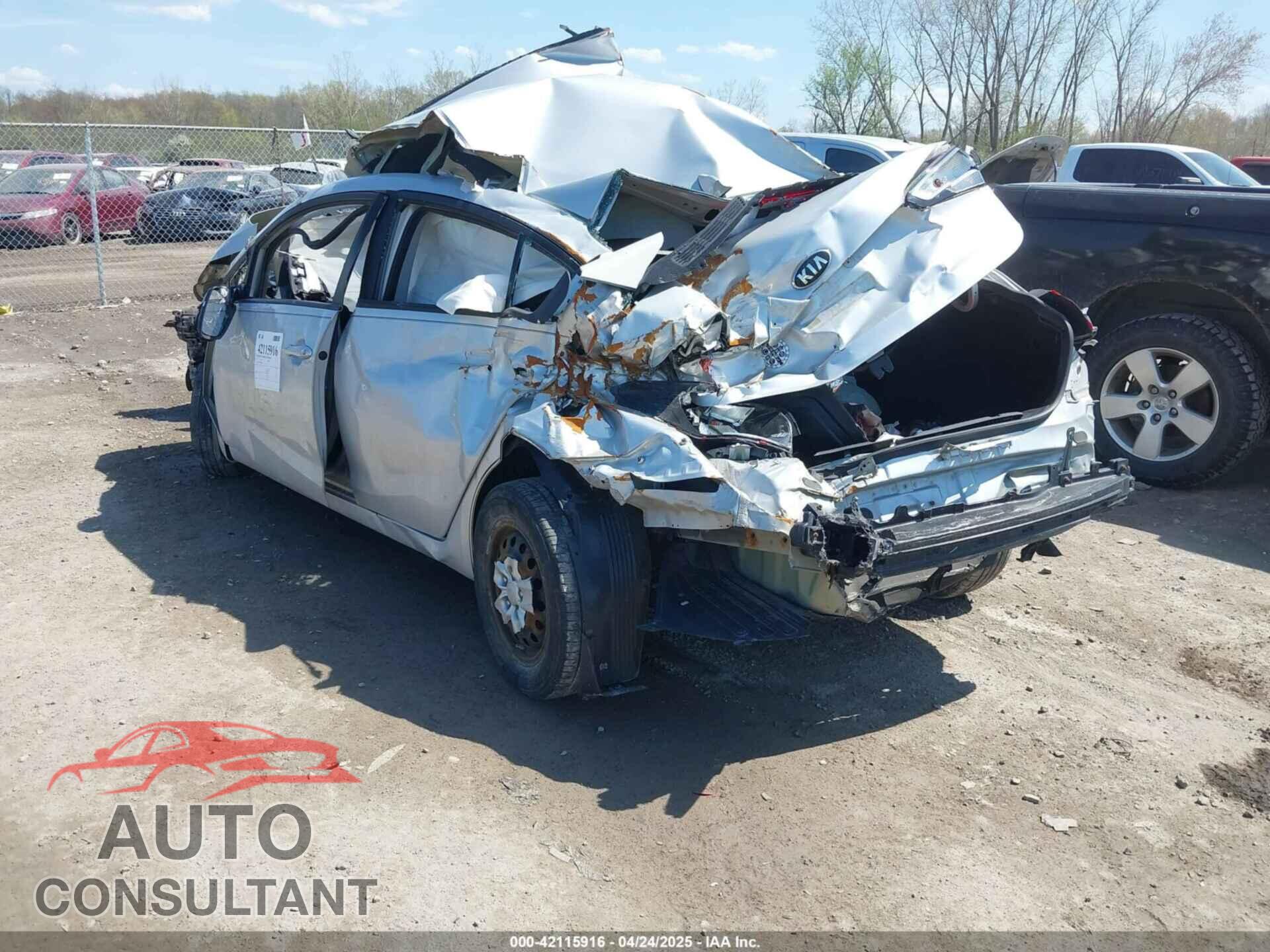 KIA FORTE 2017 - 3KPFK4A7XHE095967