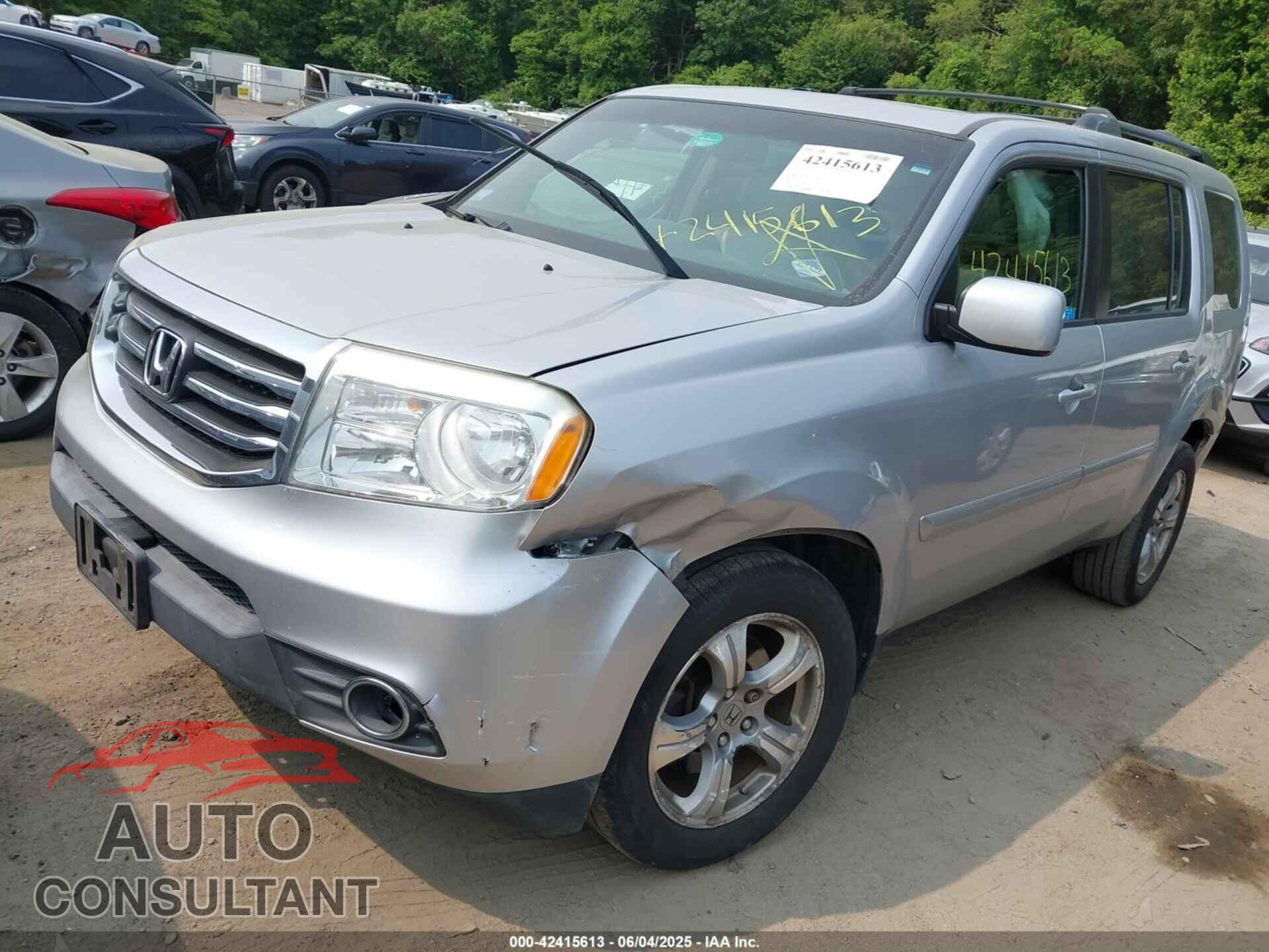 HONDA PILOT 2012 - 5FNYF4H73CB038404