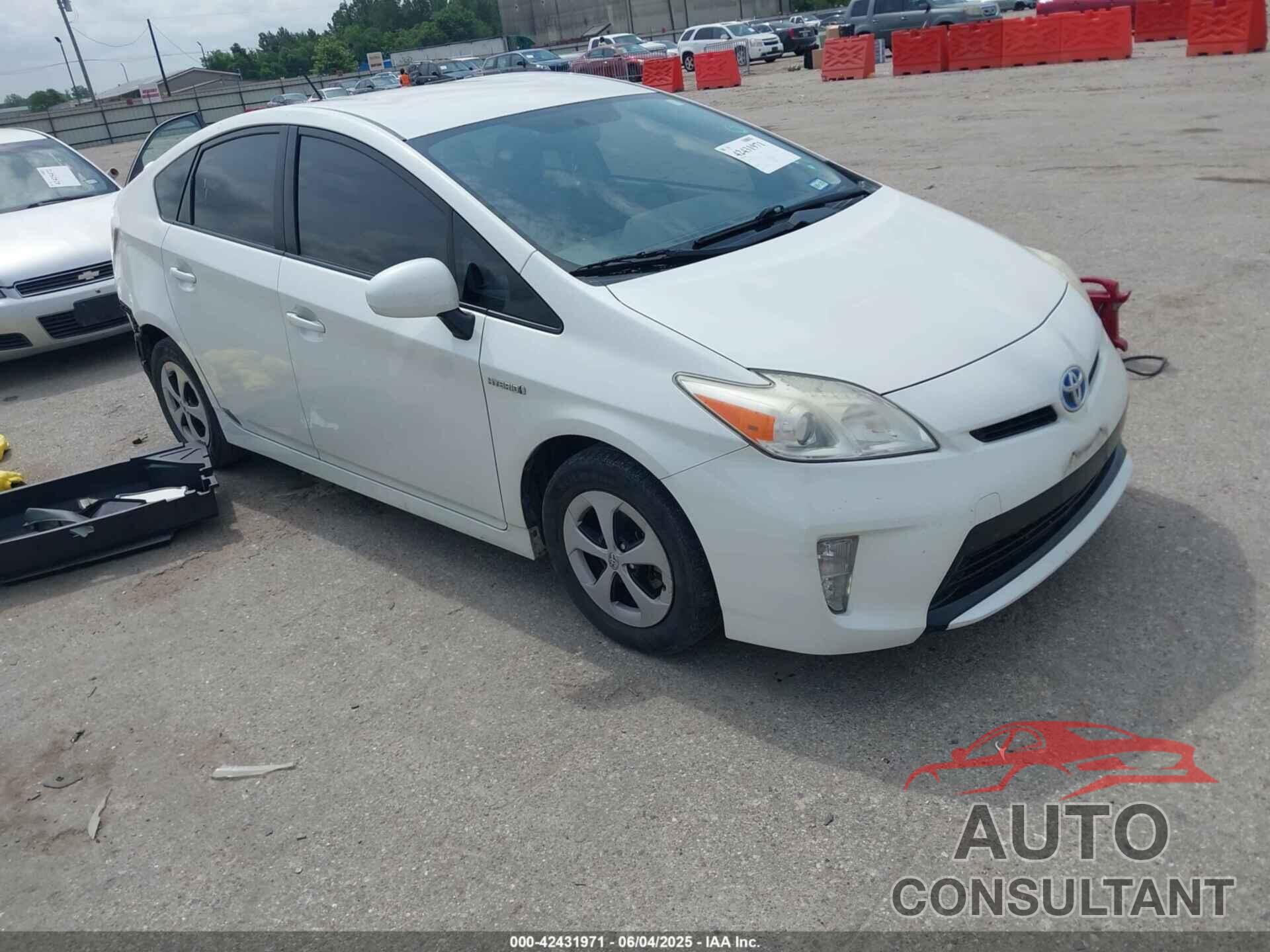 TOYOTA PRIUS 2012 - JTDKN3DU7C5490551