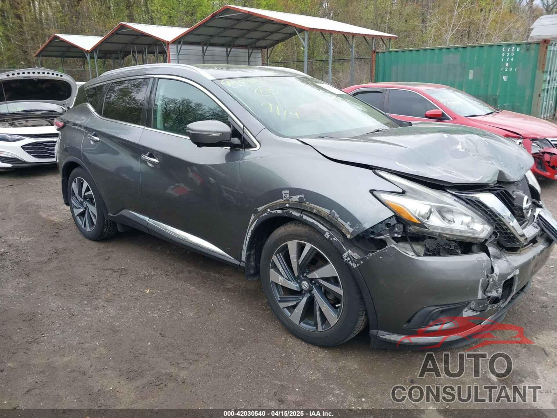 NISSAN MURANO 2015 - 5N1AZ2MH9FN254755