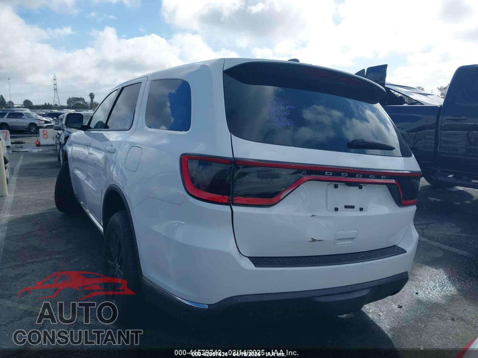 DODGE DURANGO 2021 - 1C4RDJAG9MC547348