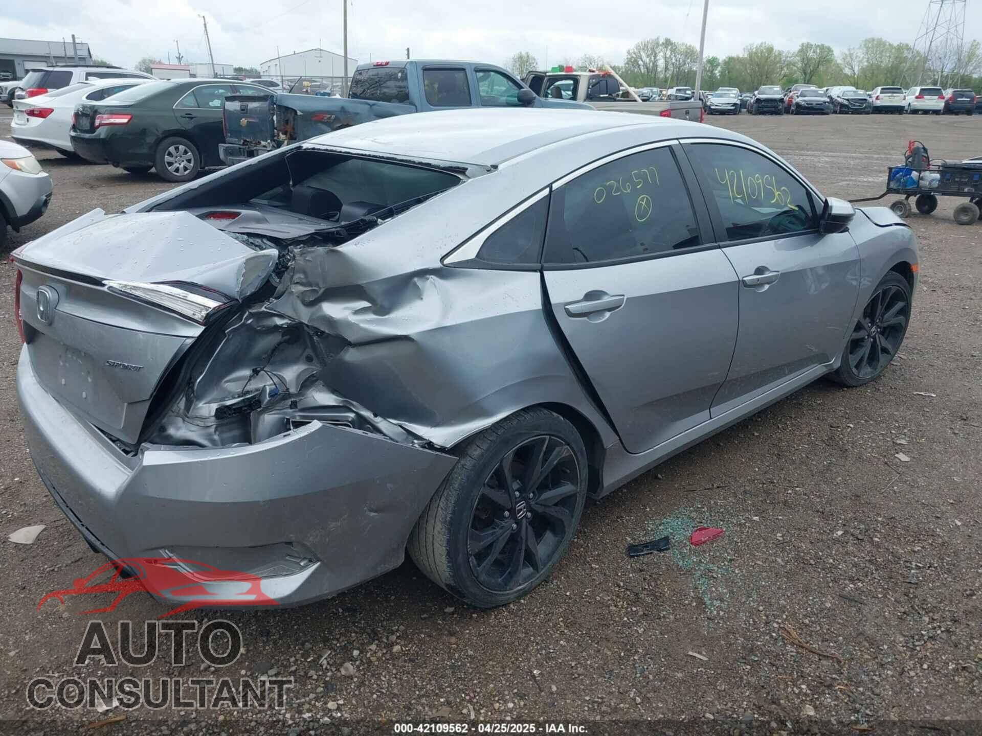 HONDA CIVIC 2020 - 19XFC2E88LE026577