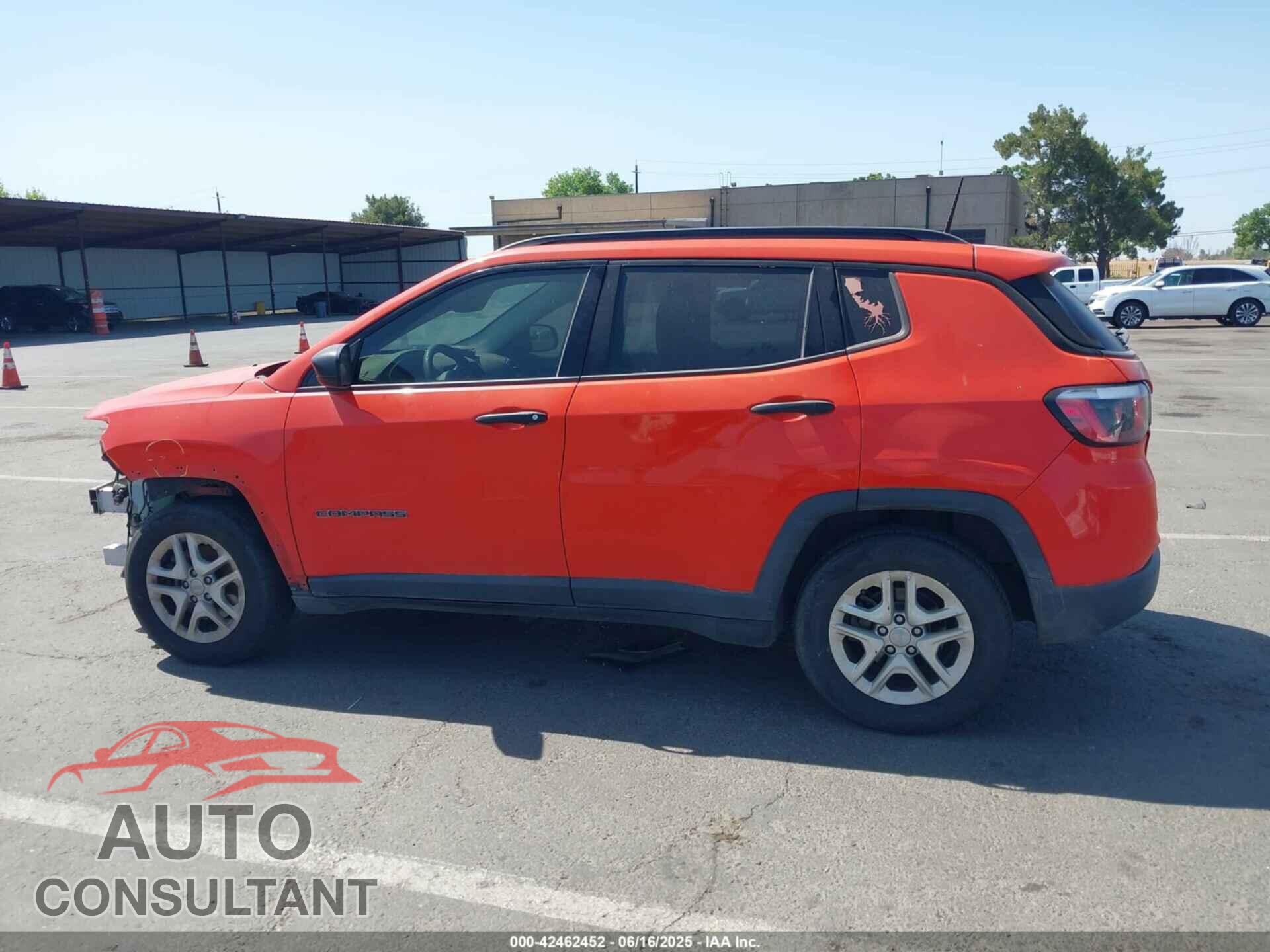 JEEP NEW COMPASS 2017 - 3C4NJCAB8HT668700