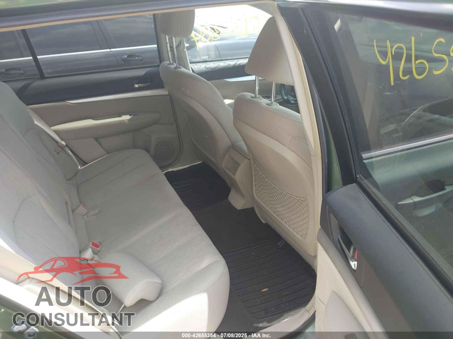 SUBARU OUTBACK 2013 - 4S4BRBCC2D3204718