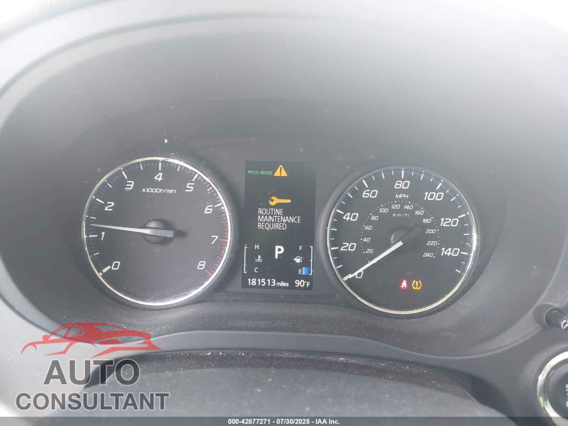 MITSUBISHI OUTLANDER 2017 - JA4AD3A35HZ070159