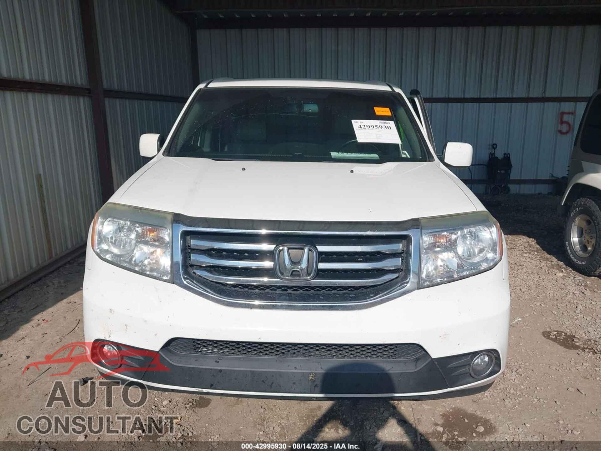 HONDA PILOT 2013 - 5FNYF3H75DB015377