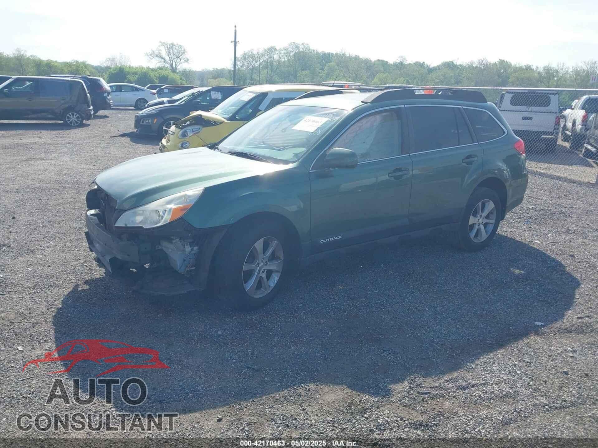SUBARU OUTBACK 2013 - 4S4BRBPC9D3235457