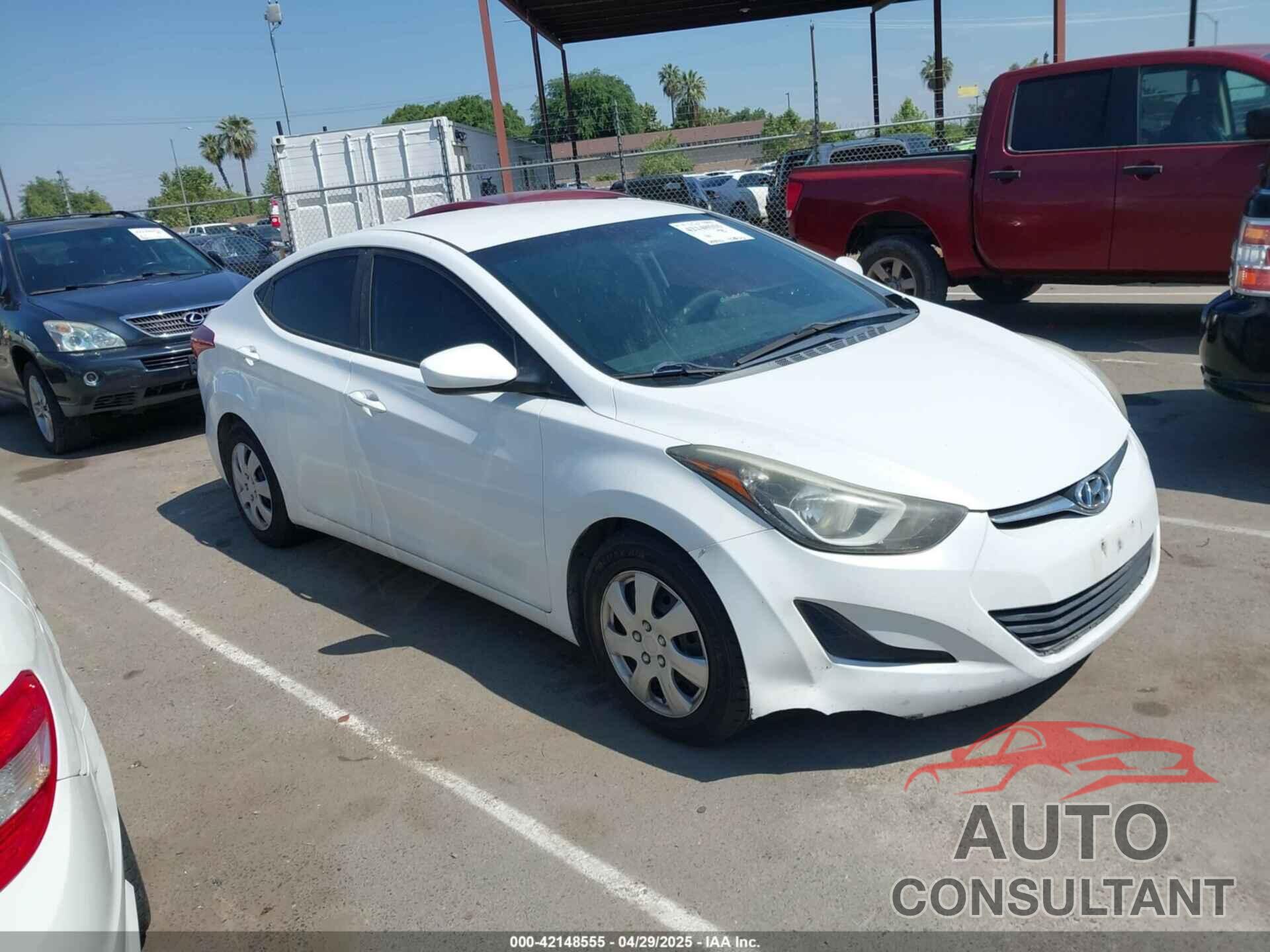 HYUNDAI ELANTRA 2016 - 5NPDH4AE0GH751799
