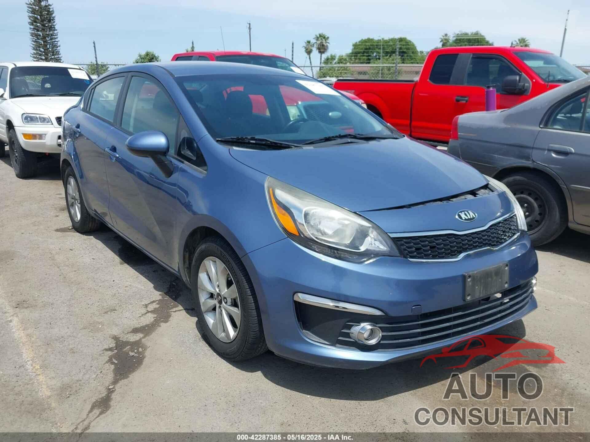KIA RIO 2016 - KNADN4A38G6576524