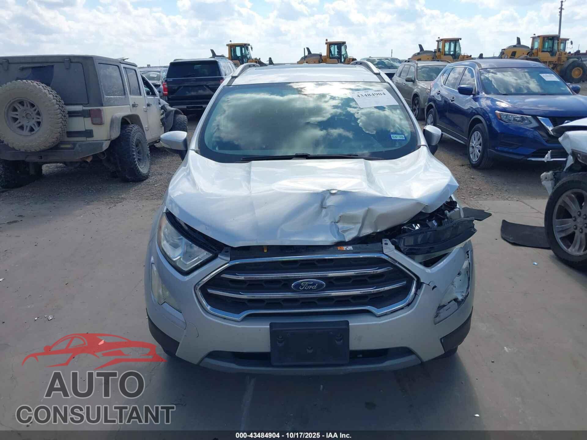 FORD ECOSPORT 2020 - MAJ6S3KL2LC364572
