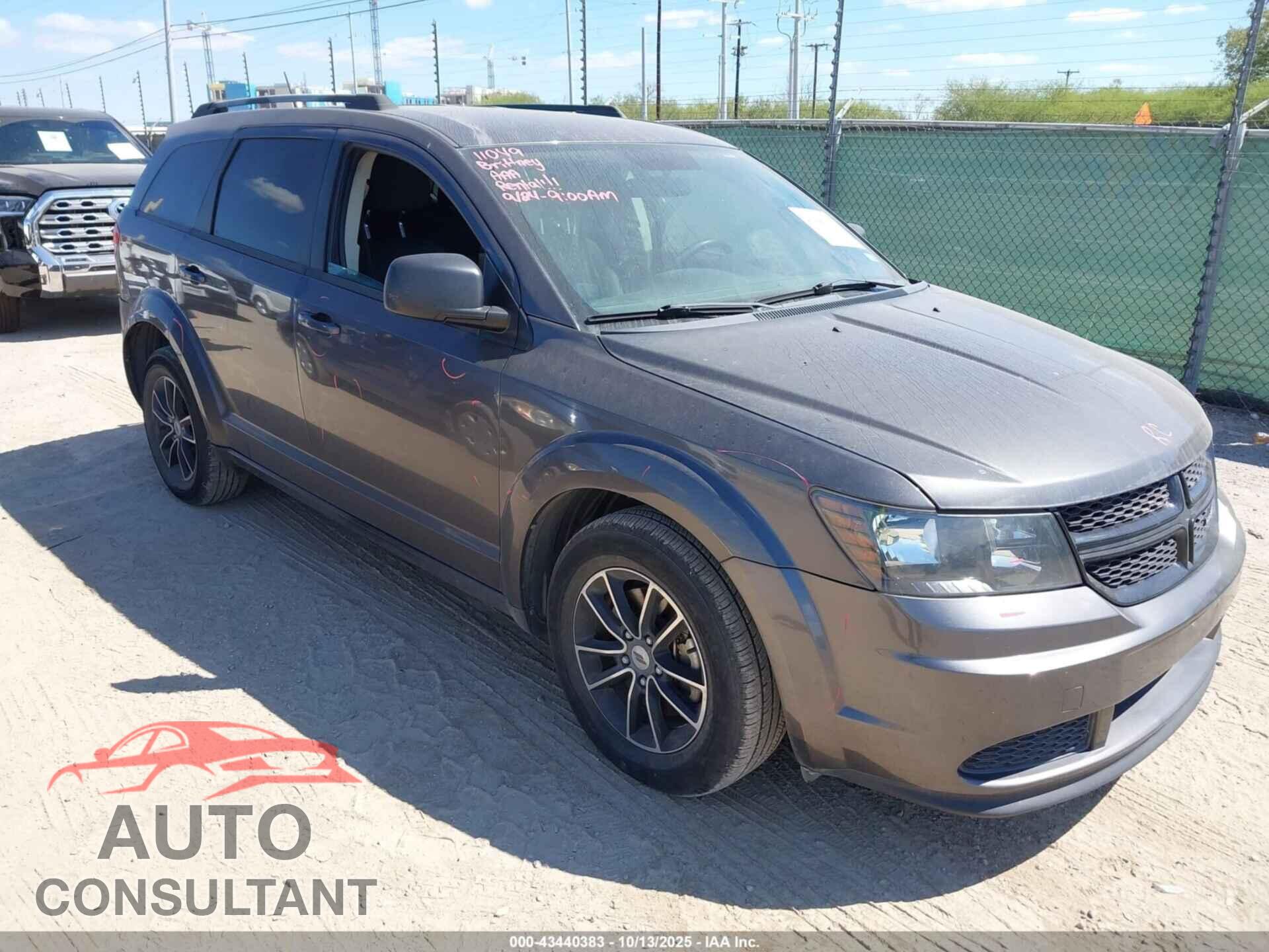 DODGE JOURNEY 2018 - 3C4PDCABXJT347148