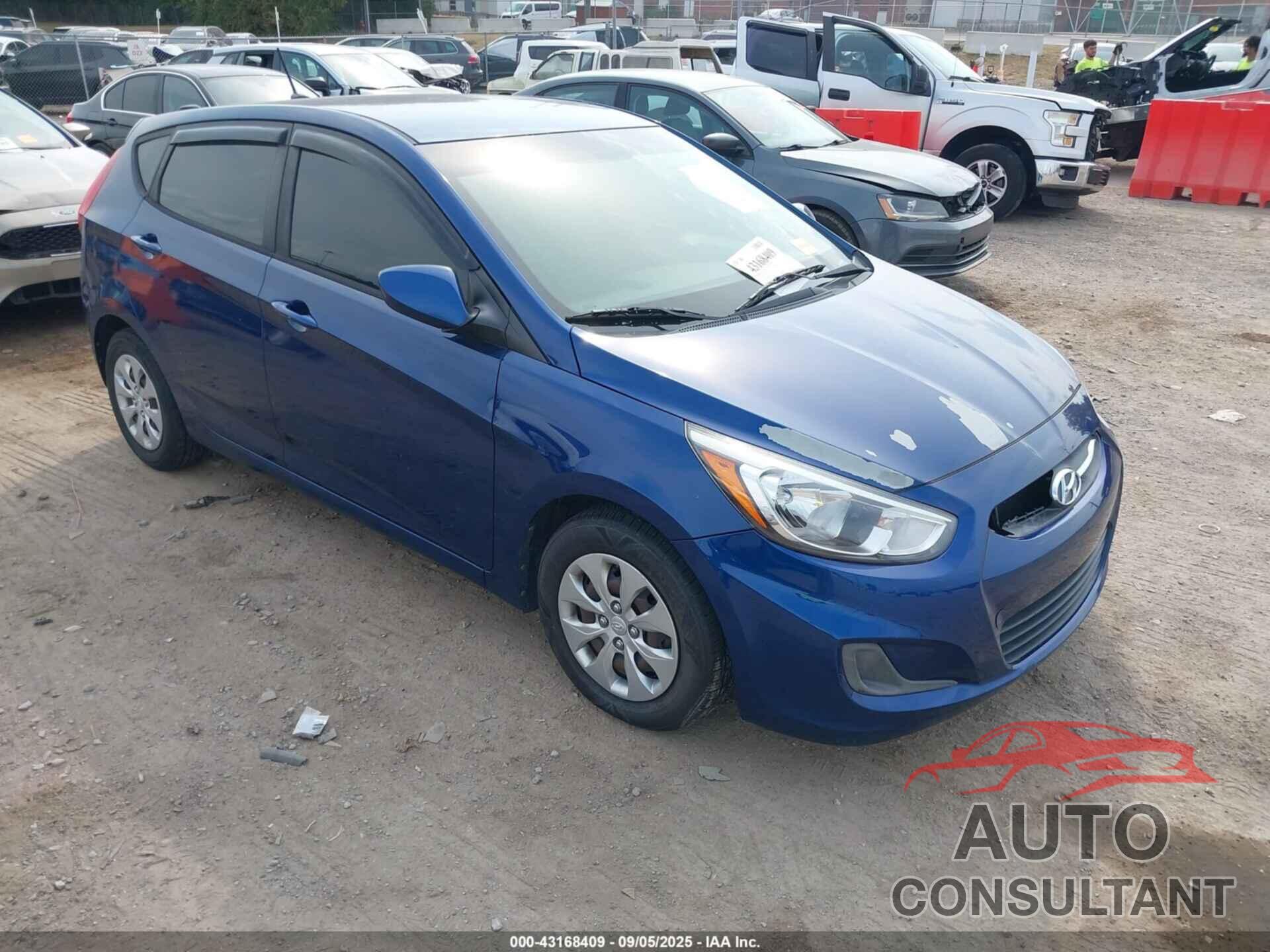 HYUNDAI ACCENT 2017 - KMHCT5AE4HU320434