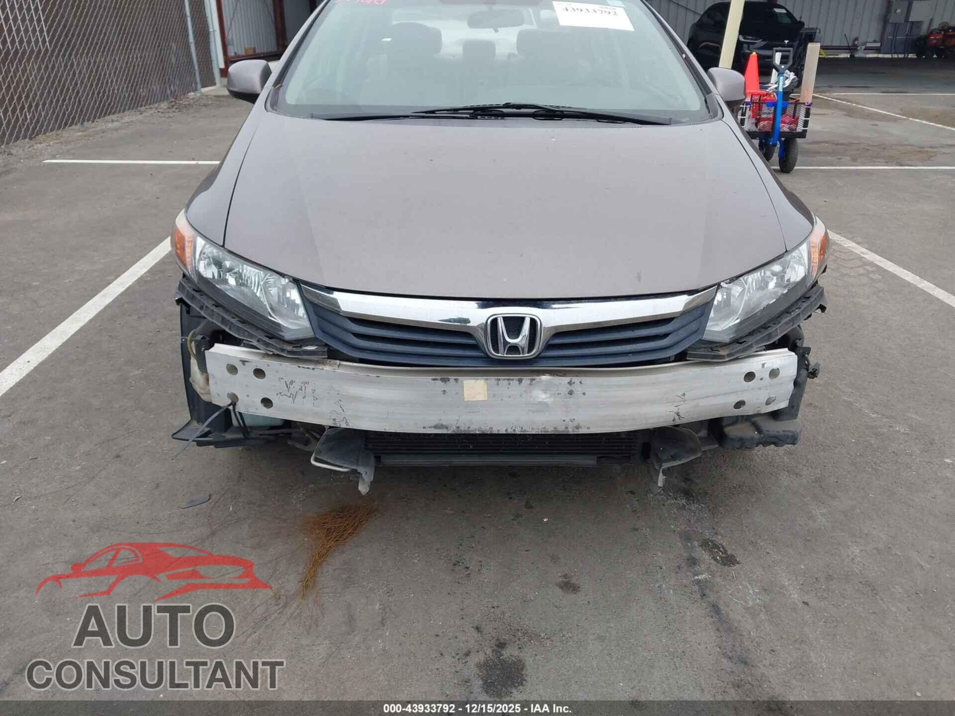 HONDA CIVIC 2012 - 19XFB2F90CE329783