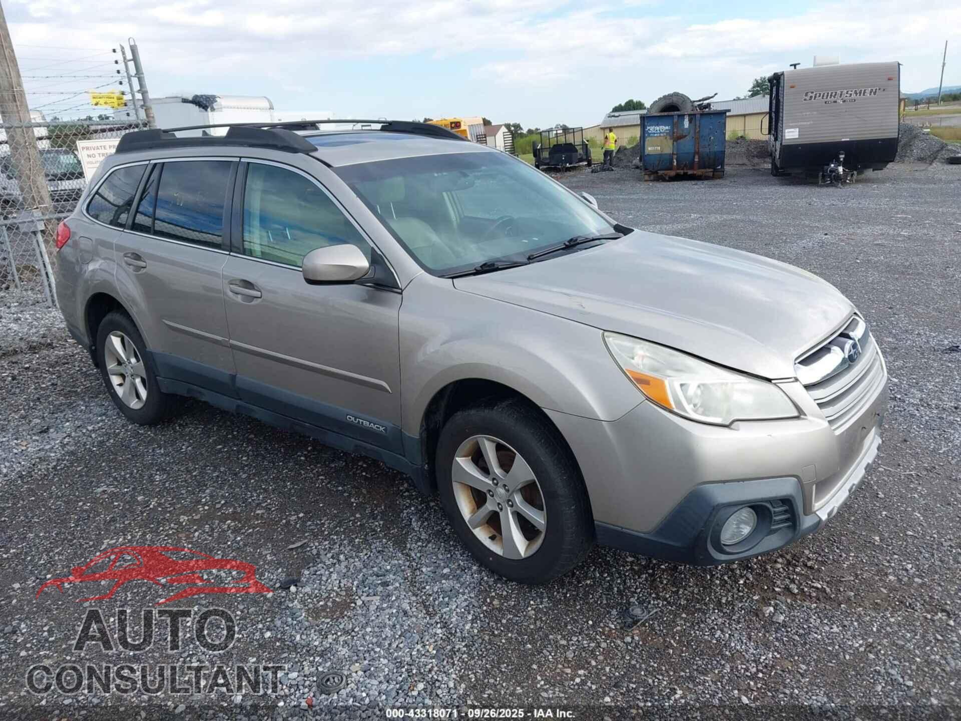 SUBARU OUTBACK 2014 - 4S4BRBLC4E3318513