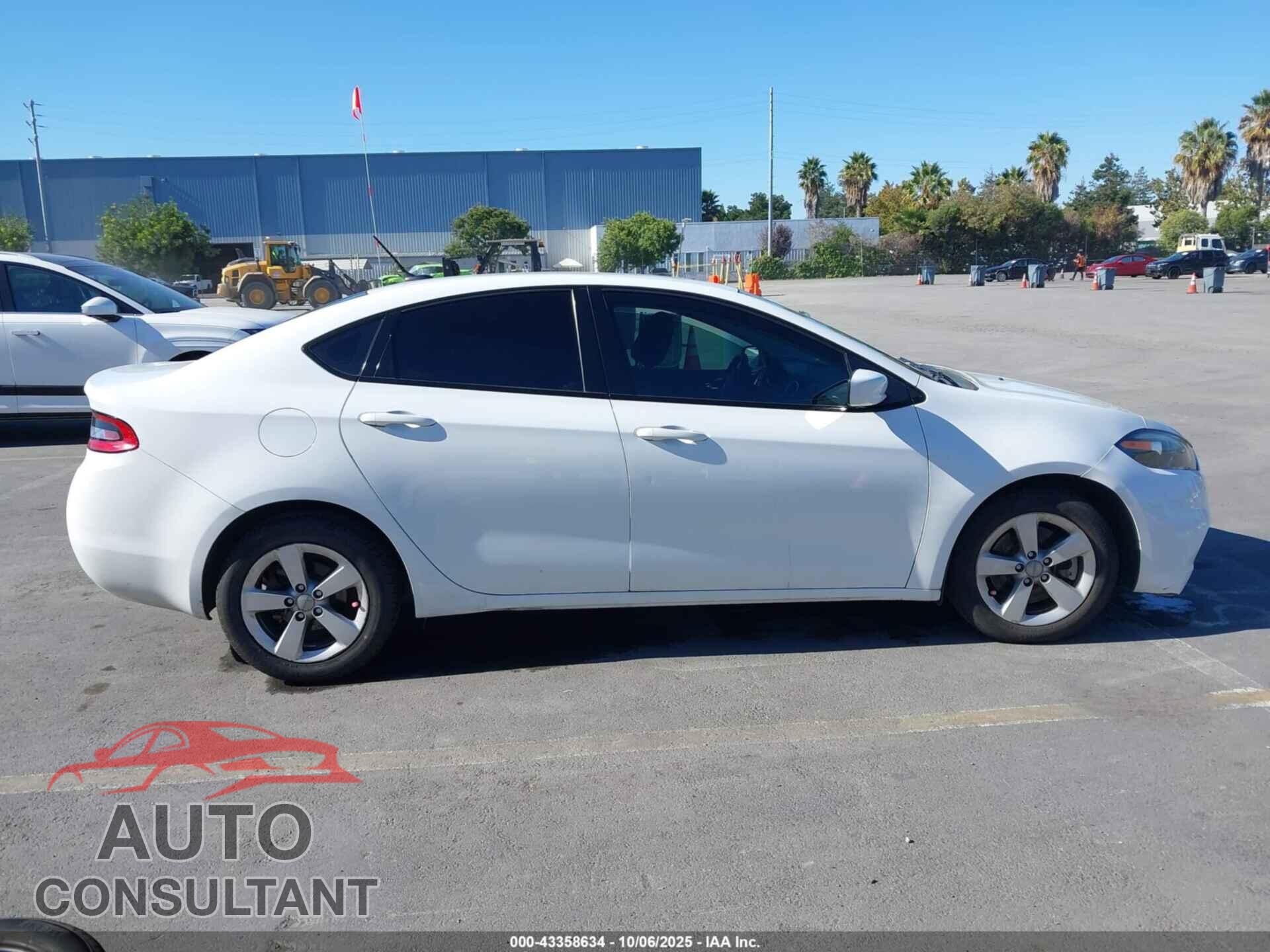 DODGE DART 2015 - 1C3CDFBB7FD404714