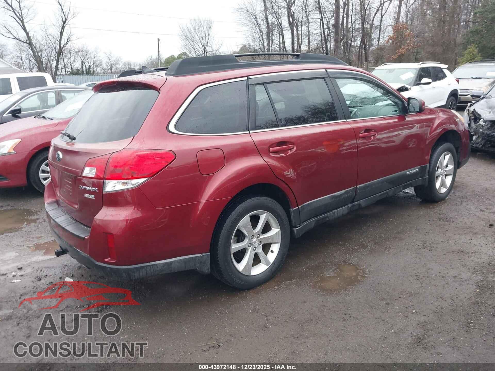 SUBARU OUTBACK 2013 - 4S4BRBPC2D3234540