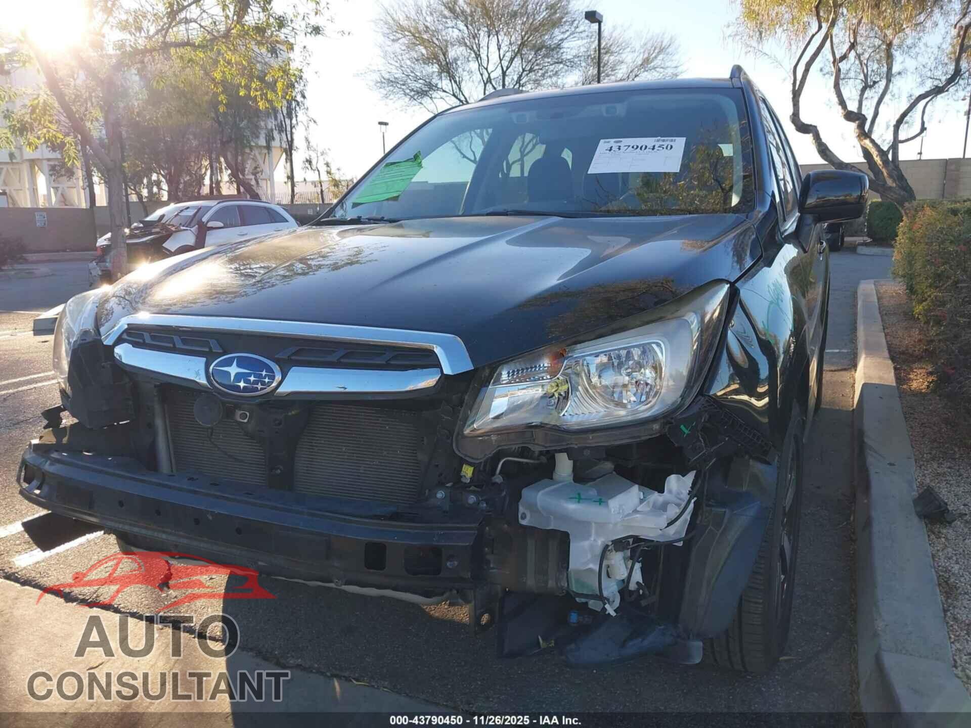 SUBARU FORESTER 2017 - JF2SJAGC1HH448533