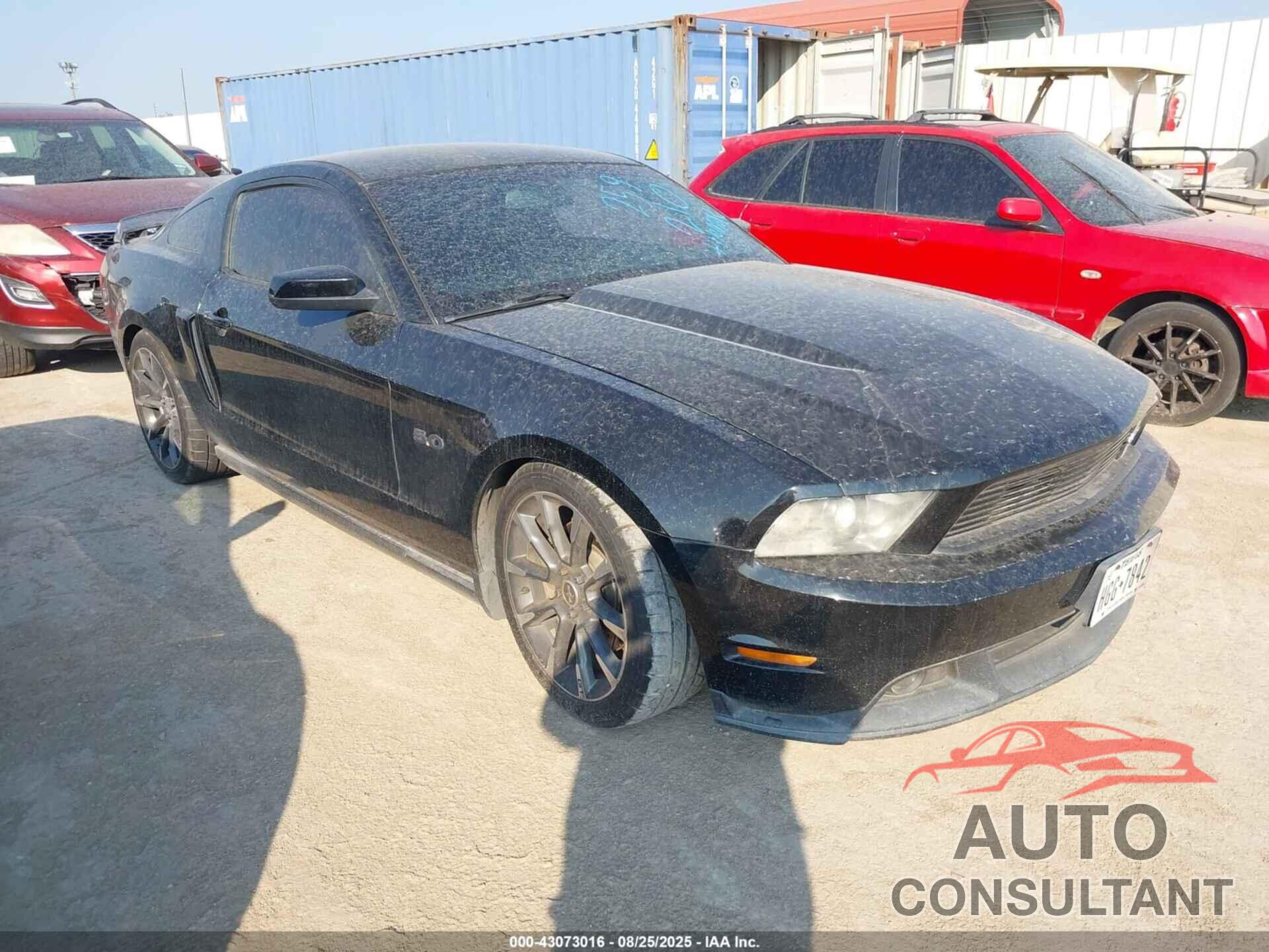 FORD MUSTANG 2012 - 1ZVBP8CF0C5259210
