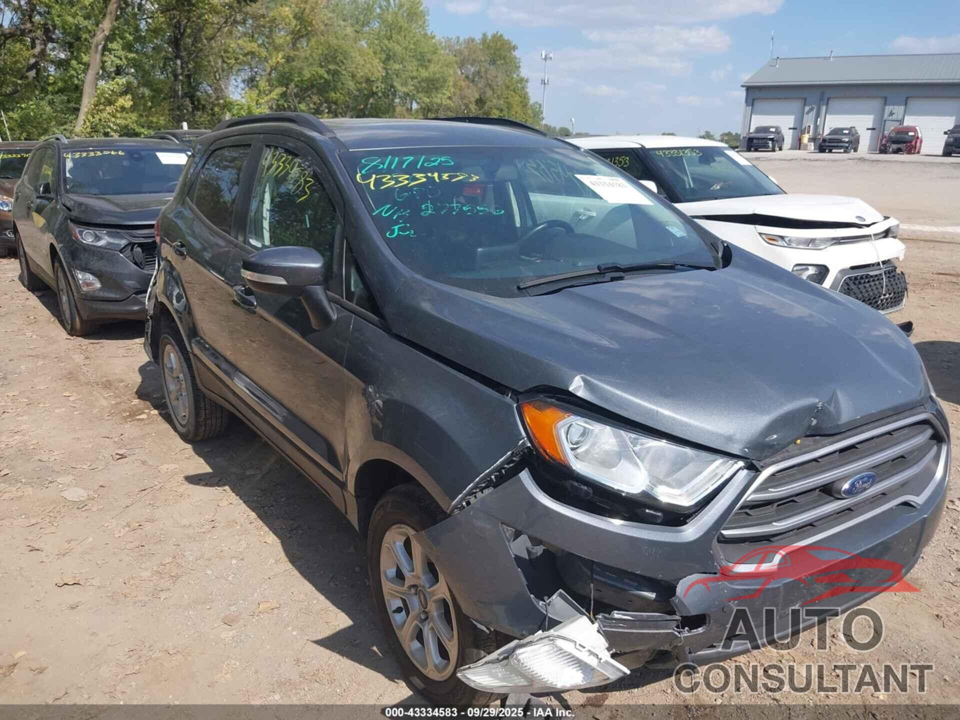 FORD ECOSPORT 2019 - MAJ6S3GL8KC277556