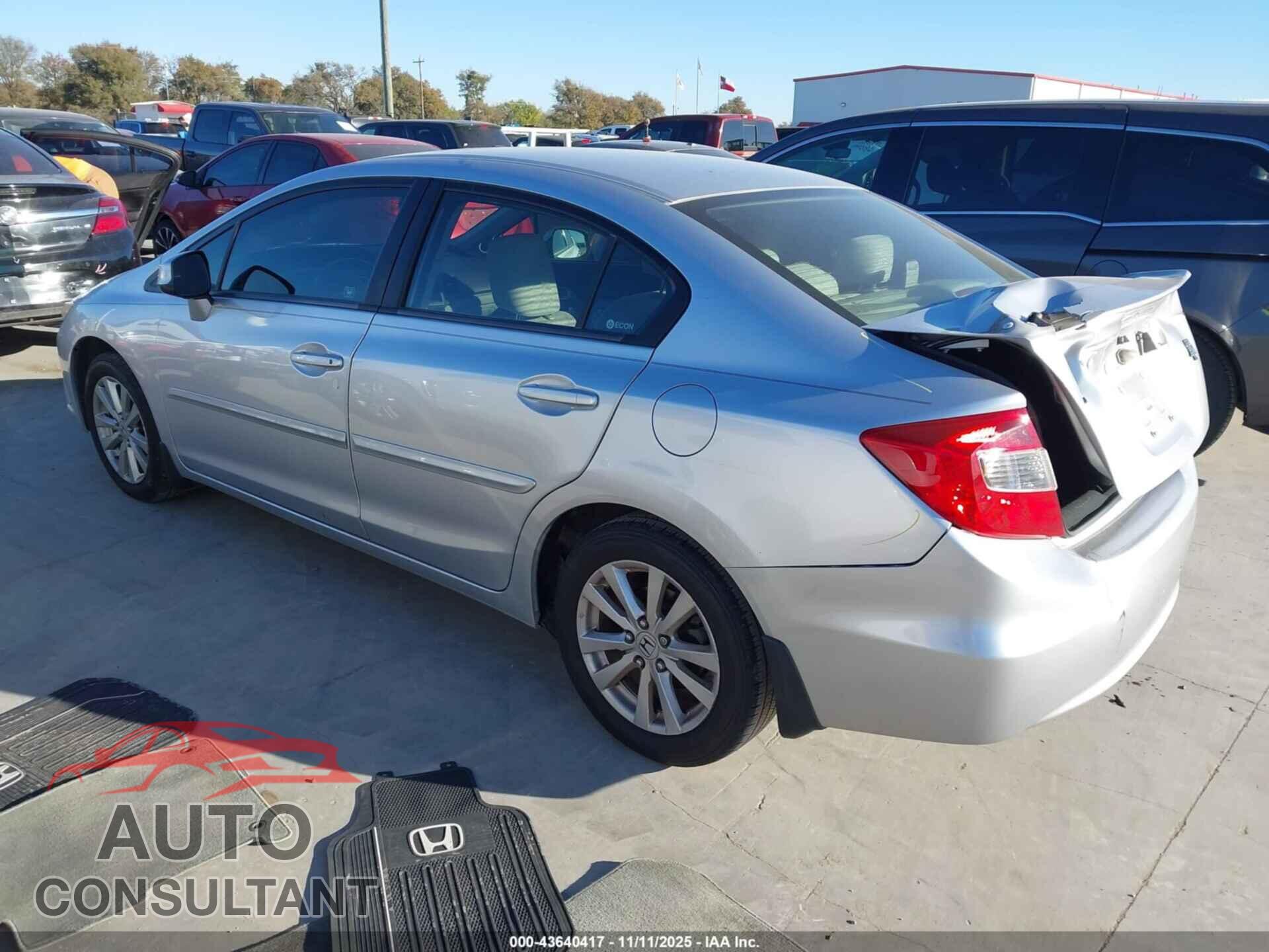 HONDA CIVIC 2012 - JHMFB2F89CS006237