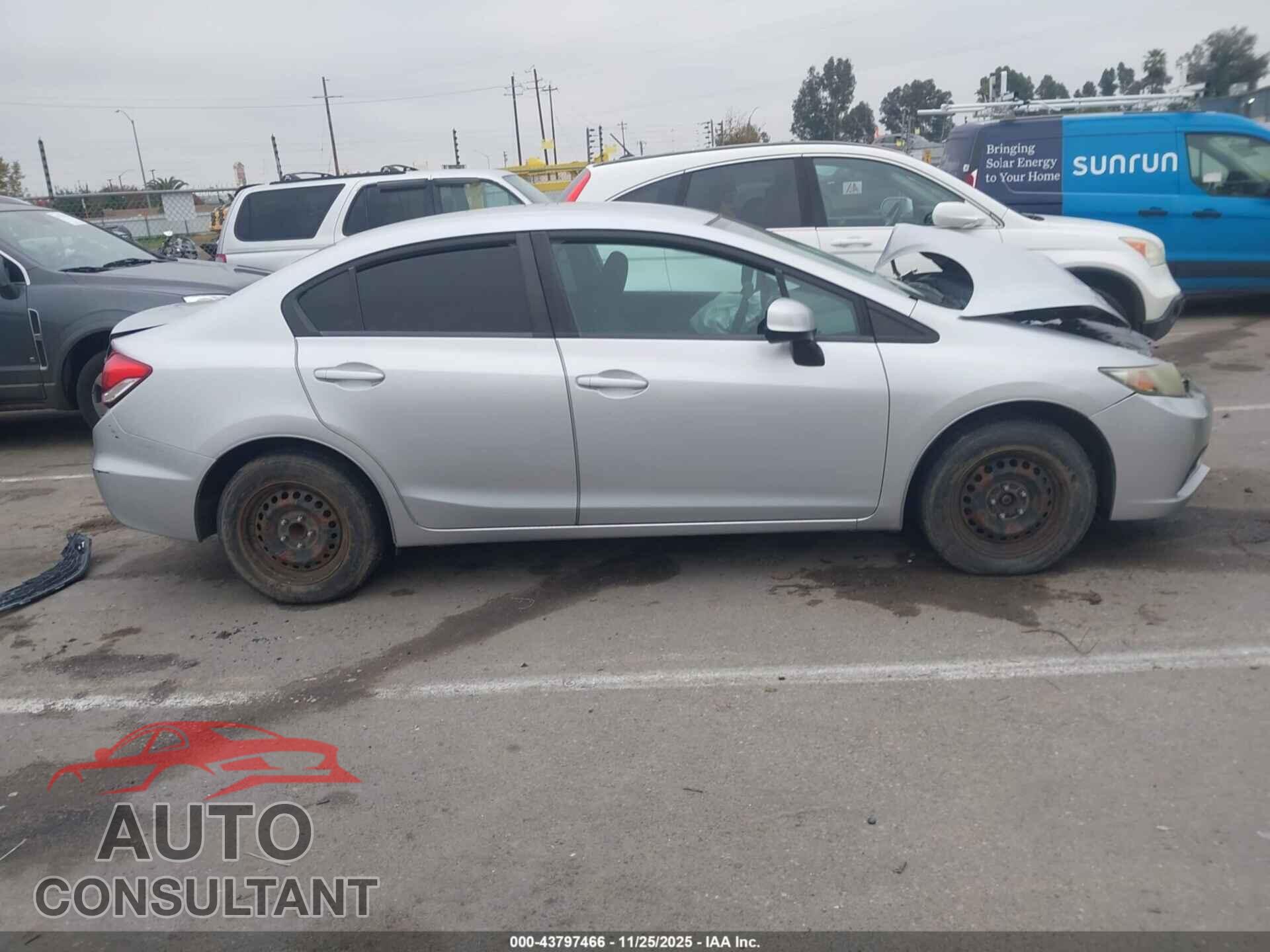 HONDA CIVIC 2013 - 19XFB2F54DE243200
