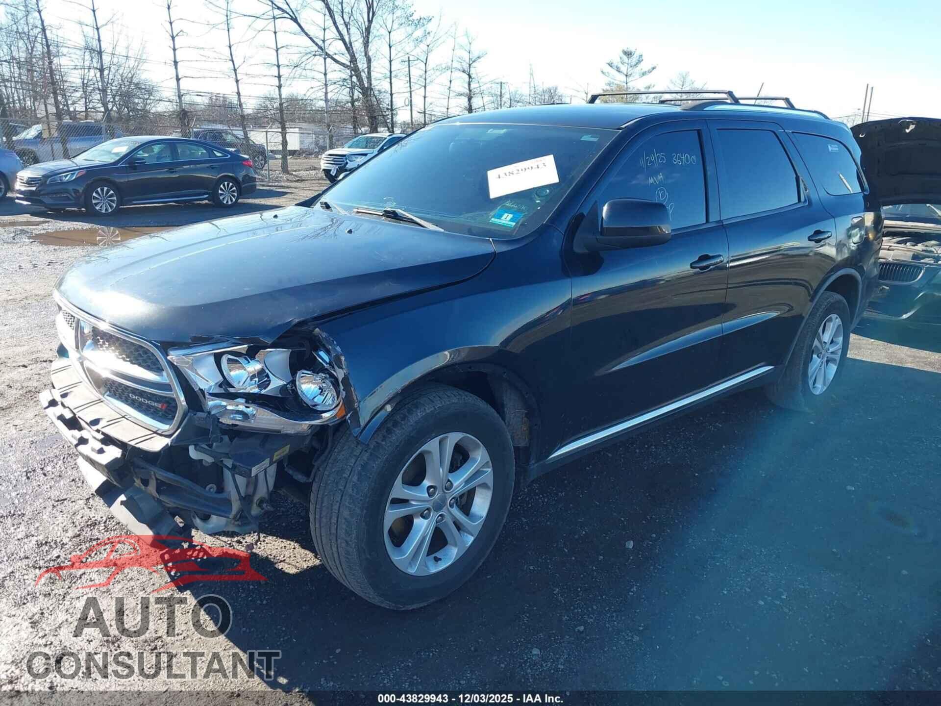 DODGE DURANGO 2013 - 1C4RDJAG3DC666044