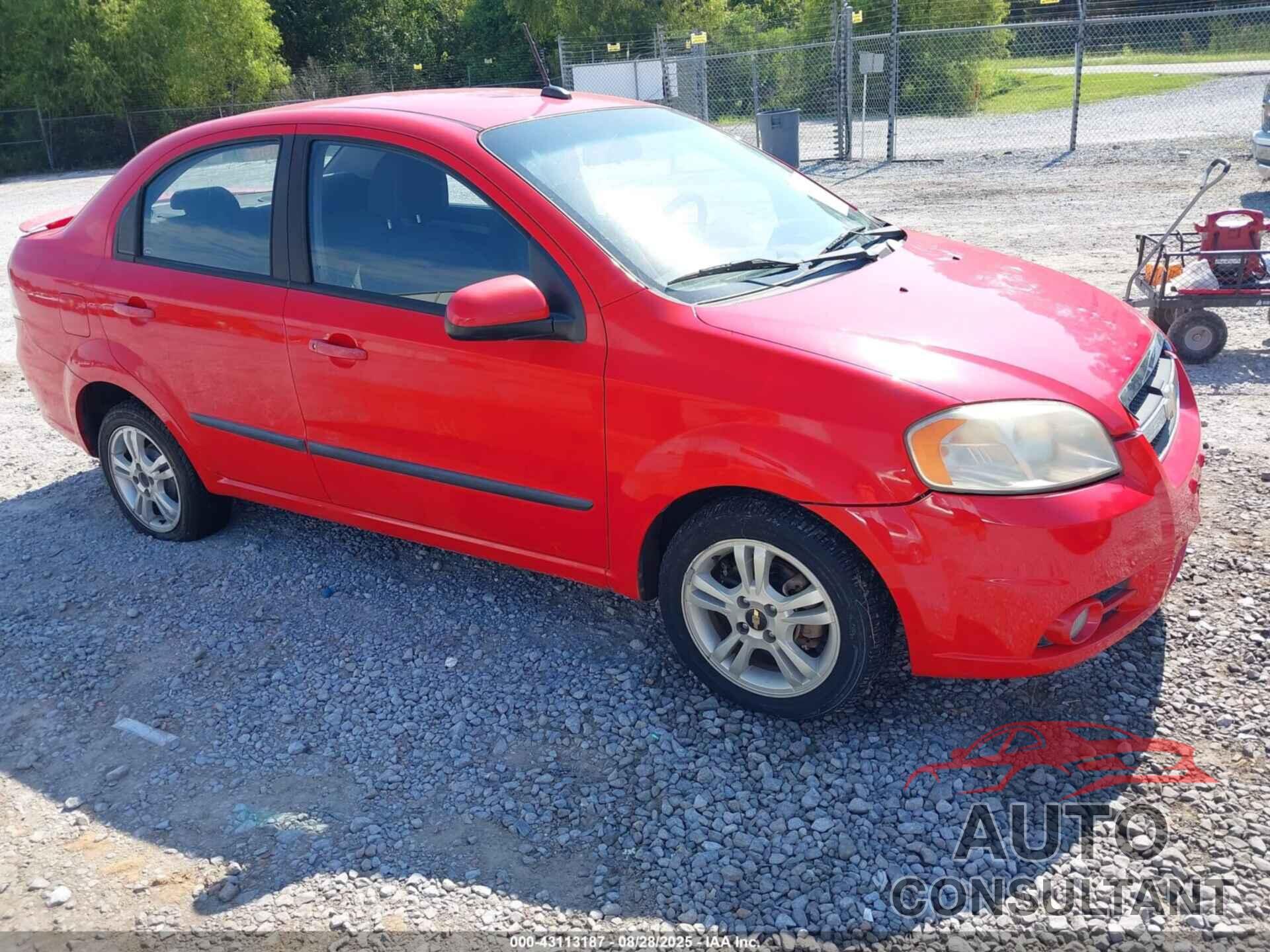 CHEVROLET AVEO 2010 - KL1TG5DE4AB048352