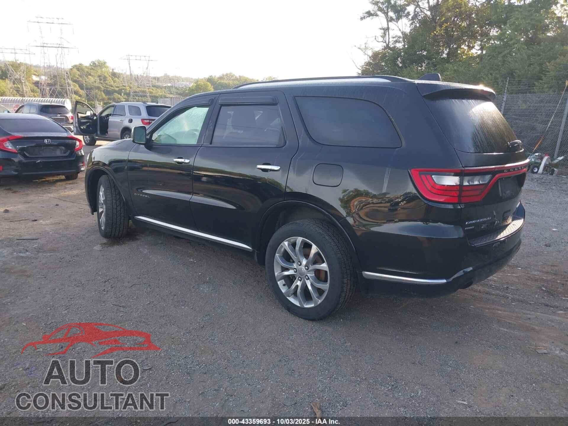 DODGE DURANGO 2017 - 1C4RDJEG1HC677429