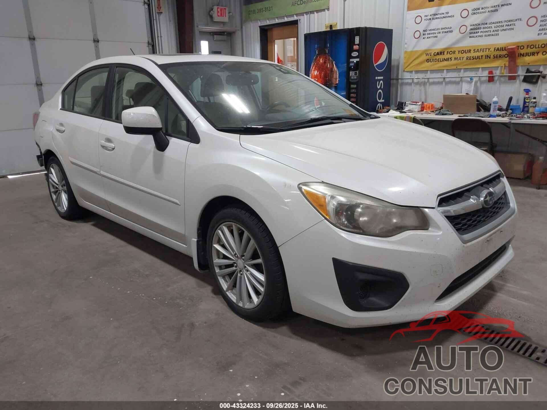 SUBARU IMPREZA 2012 - JF1GJAD64CH008310