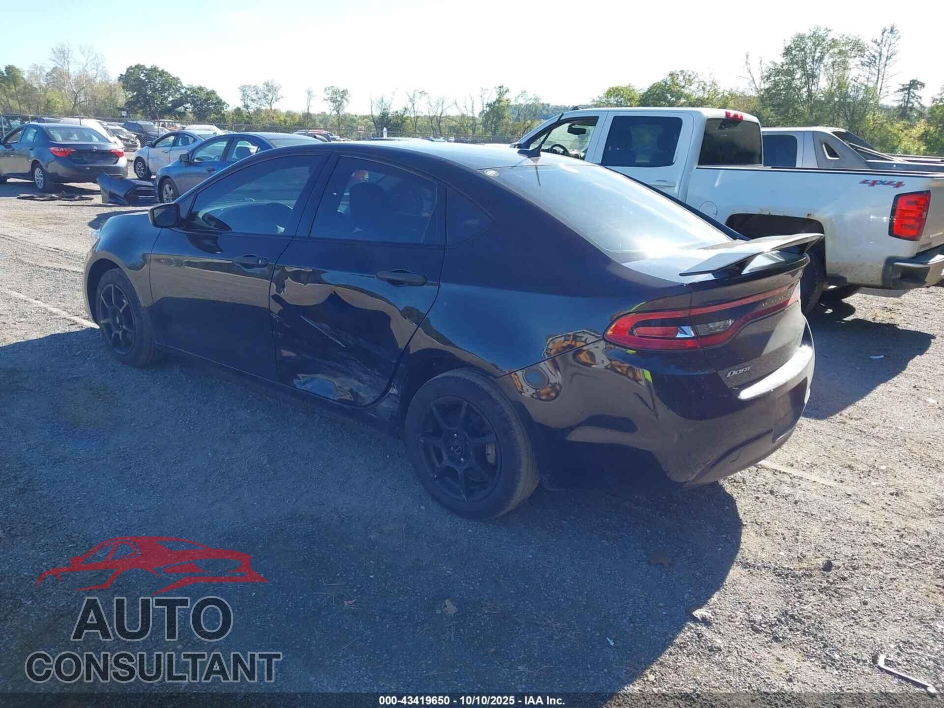 DODGE DART 2013 - 1C3CDFAA8DD338292