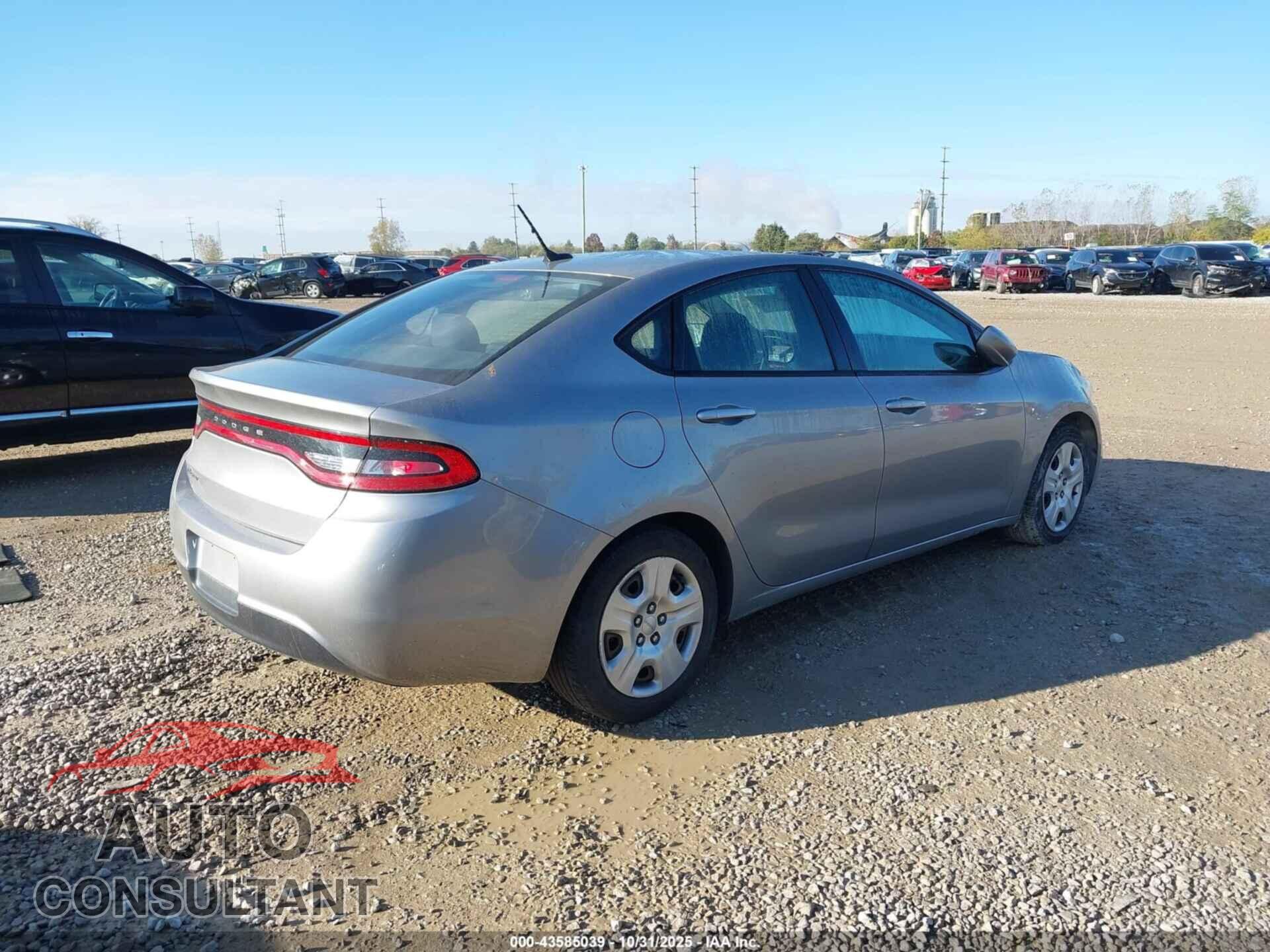 DODGE DART 2015 - 1C3CDFAA4FD298764