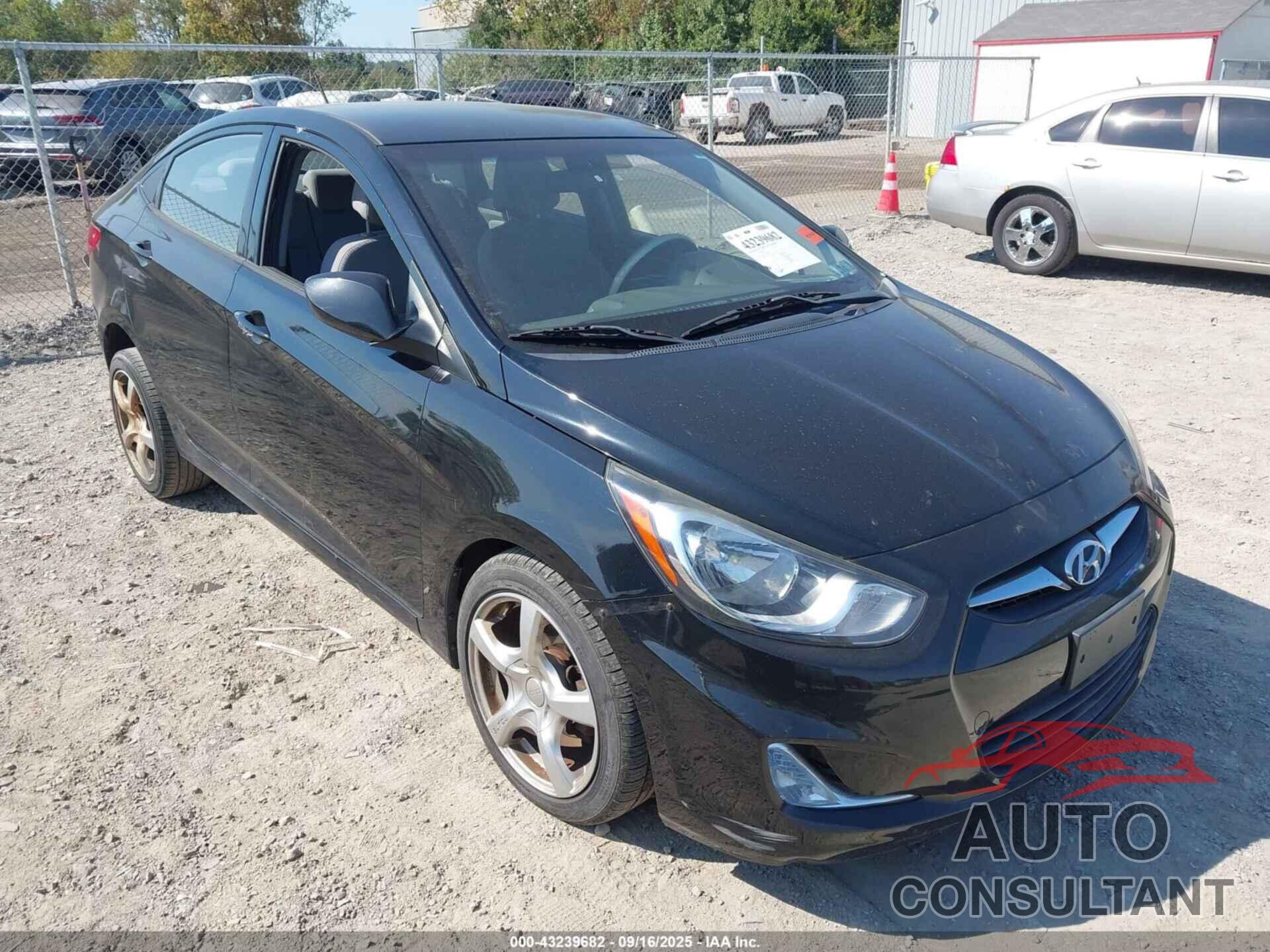 HYUNDAI ACCENT 2012 - KMHCU4AE0CU068634