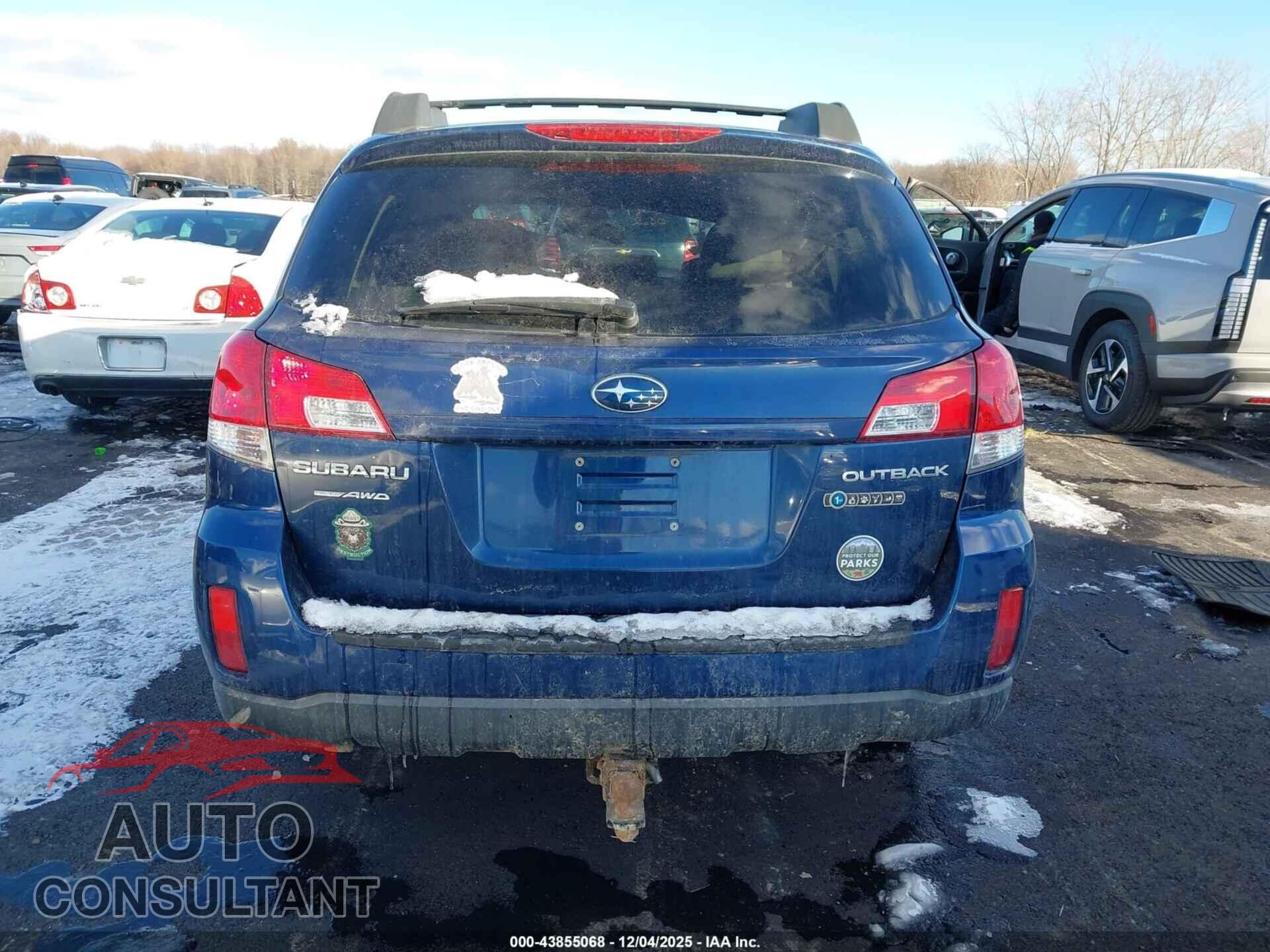 SUBARU OUTBACK 2011 - 4S4BRBCC9B3328756