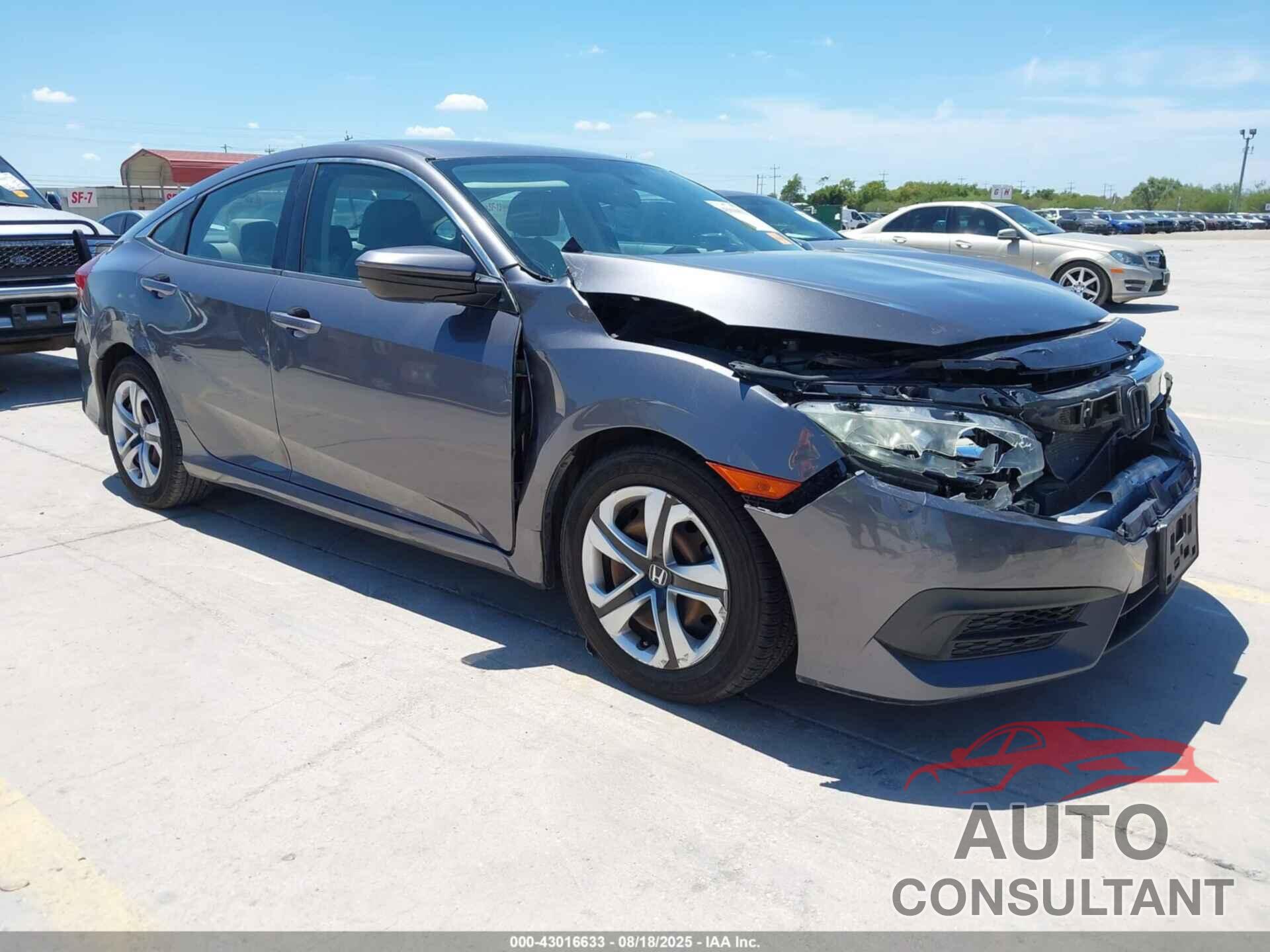 HONDA CIVIC 2018 - 2HGFC2F54JH575474
