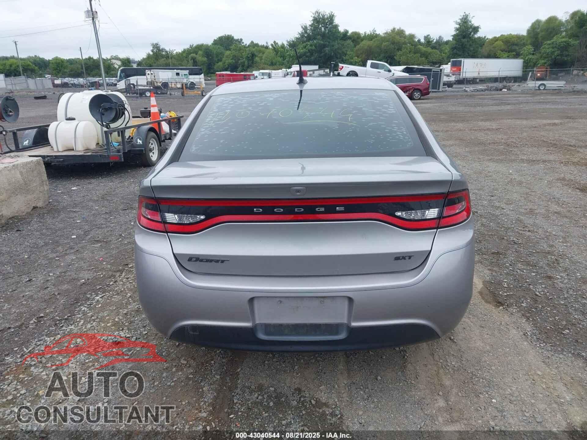 DODGE DART 2015 - 1C3CDFBB6FD132544