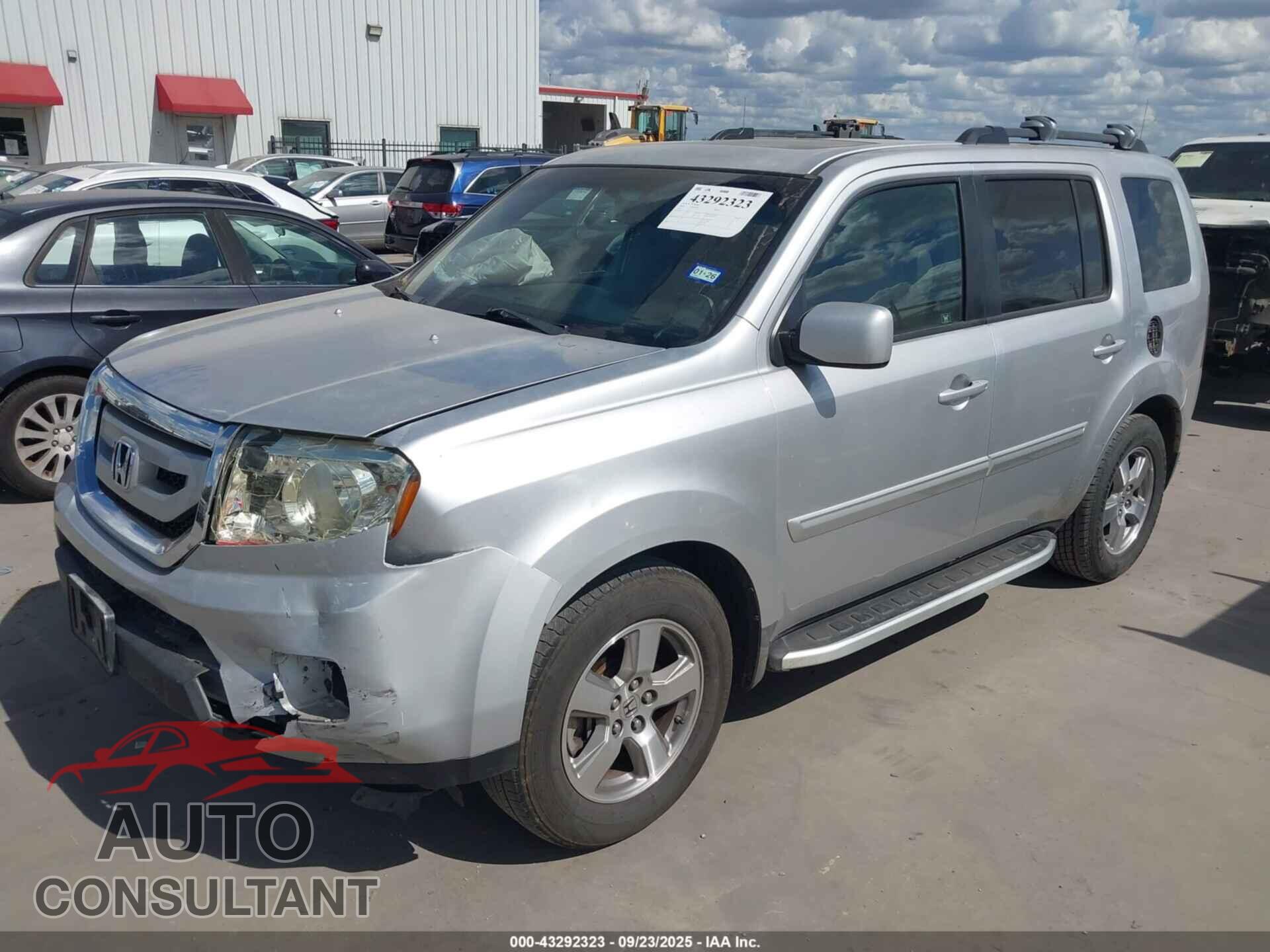 HONDA PILOT 2009 - 5FNYF38599B024444