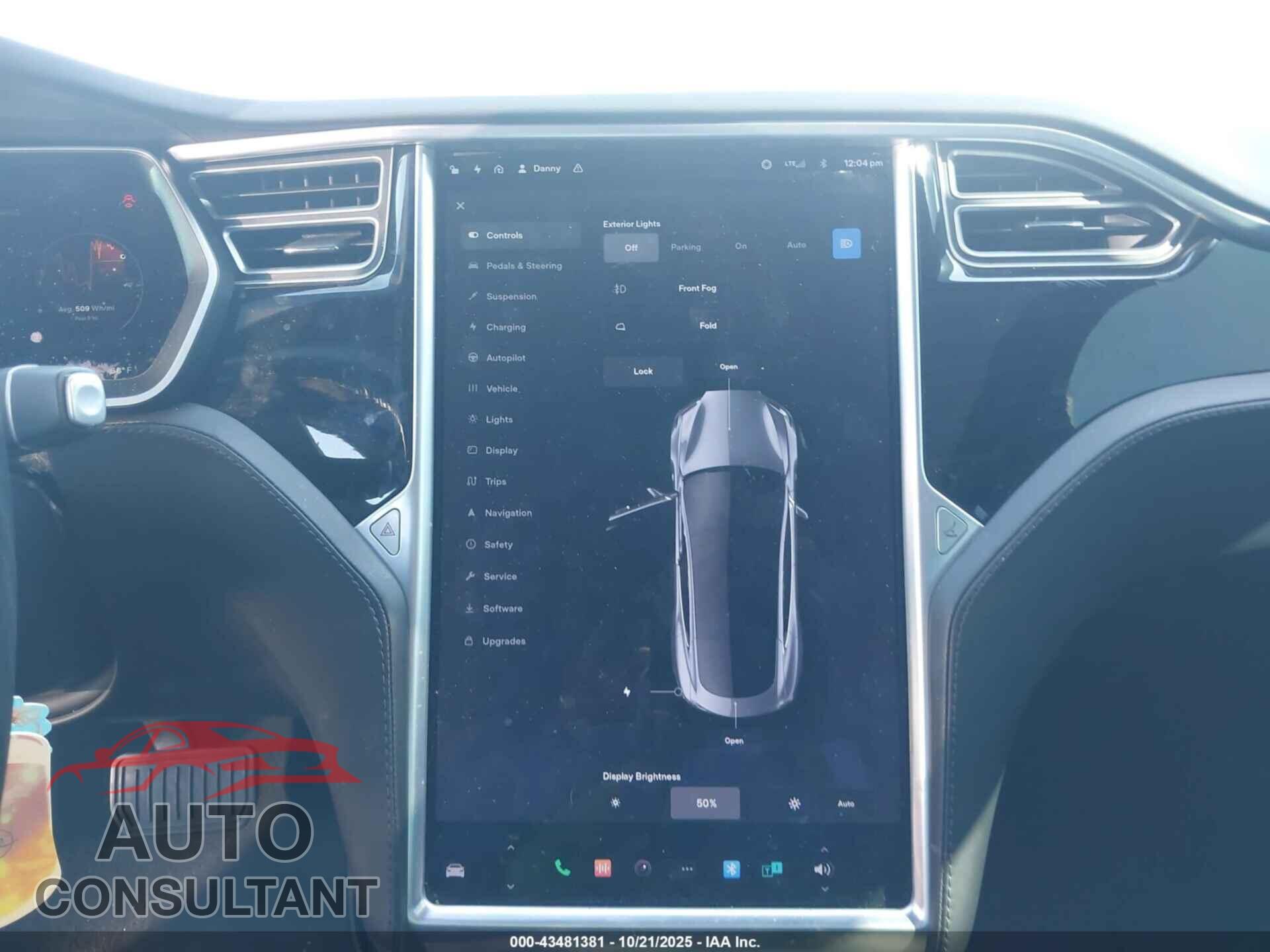 TESLA MODEL S 2017 - 5YJSA1E25HF213092