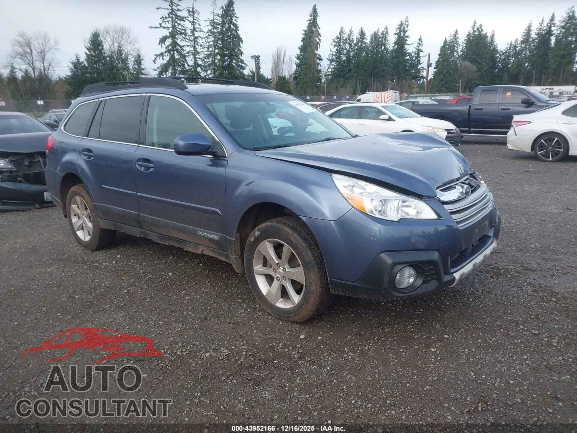 SUBARU OUTBACK 2013 - 4S4BRBKC0D3219977