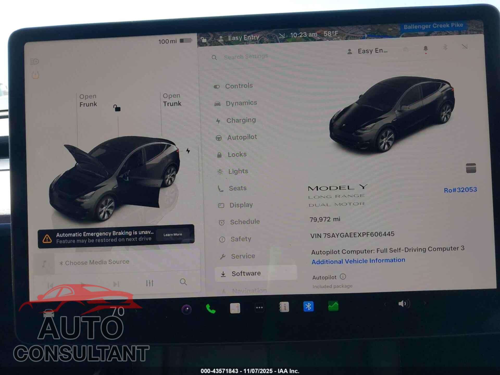 TESLA MODEL Y 2023 - 7SAYGAEEXPF606445