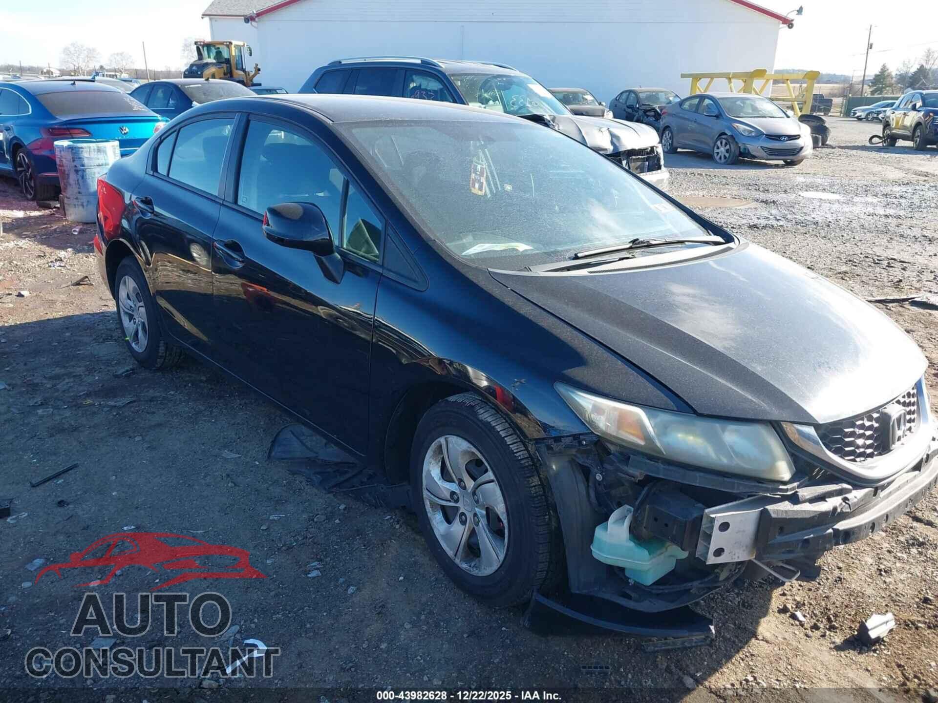 HONDA CIVIC 2013 - 19XFB2F51DE022461