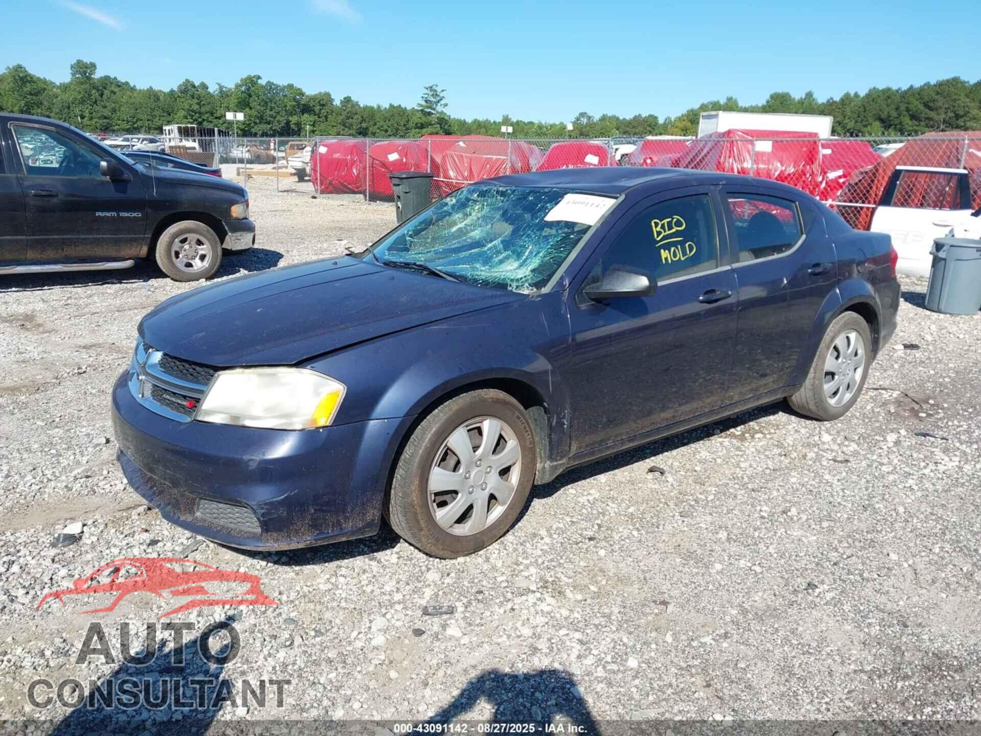 DODGE AVENGER 2013 - 1C3CDZAB4DN638531