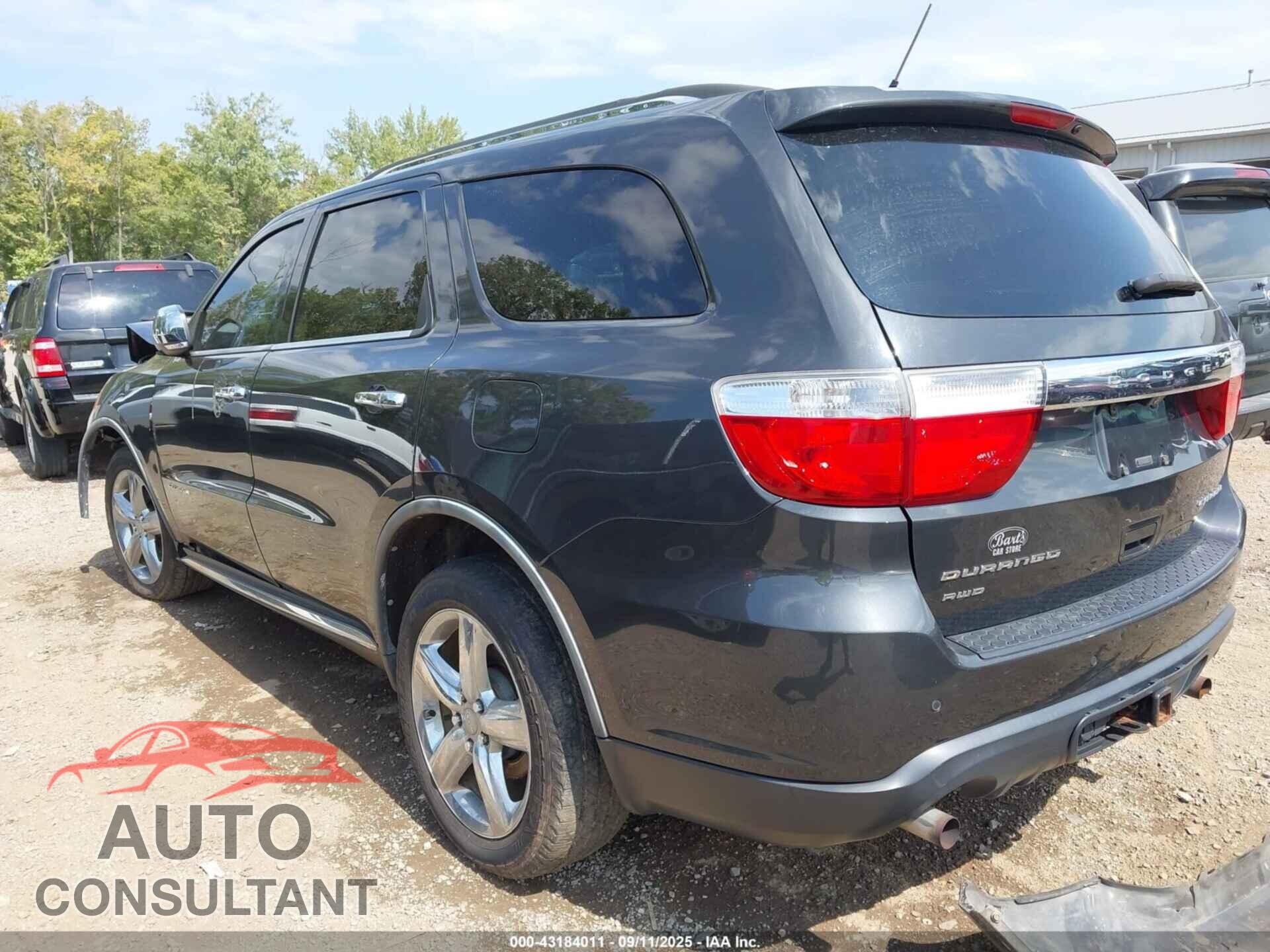 DODGE DURANGO 2011 - 1D4SE5GT7BC712324