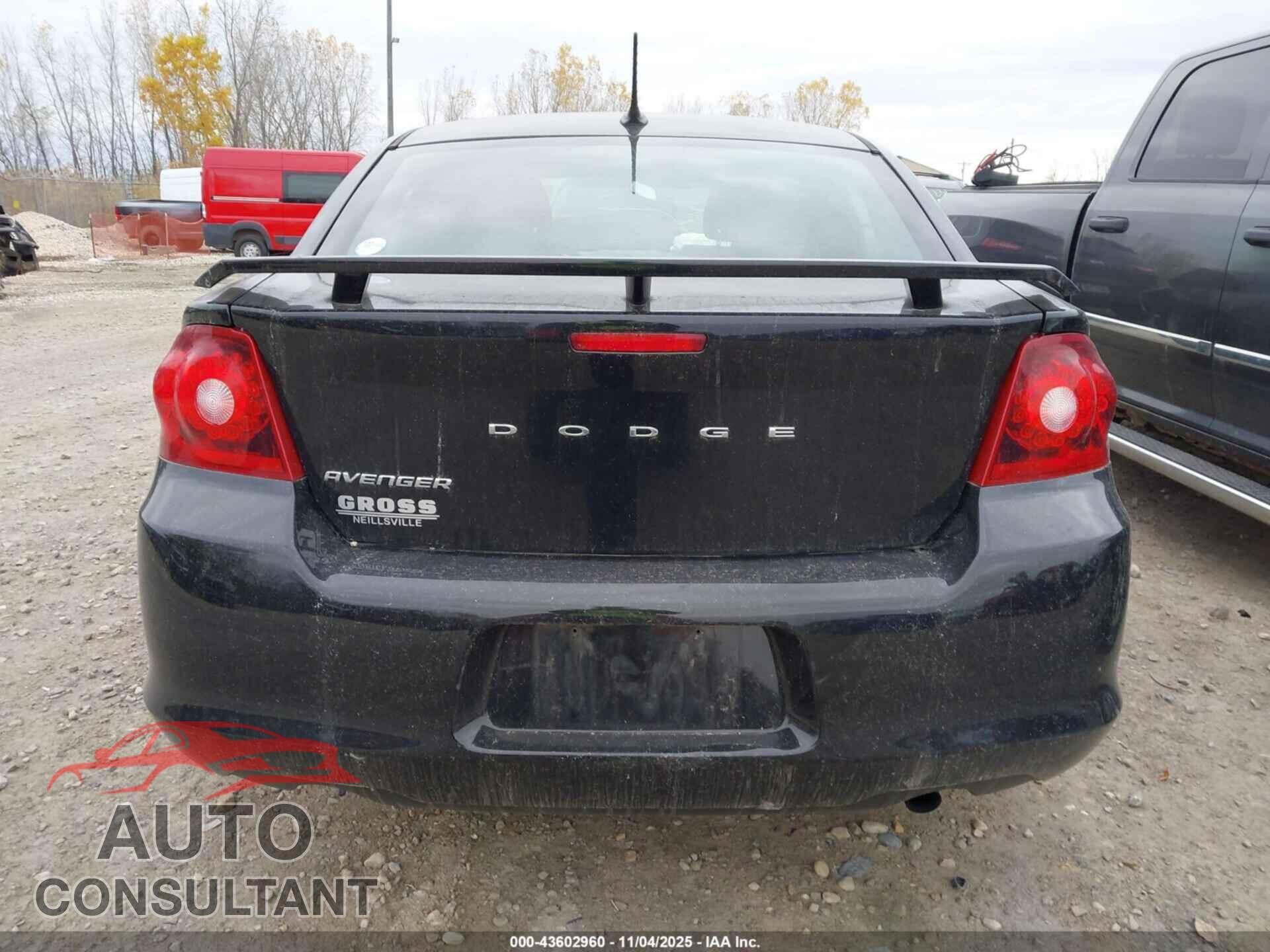 DODGE AVENGER 2014 - 1C3CDZAB6EN200529