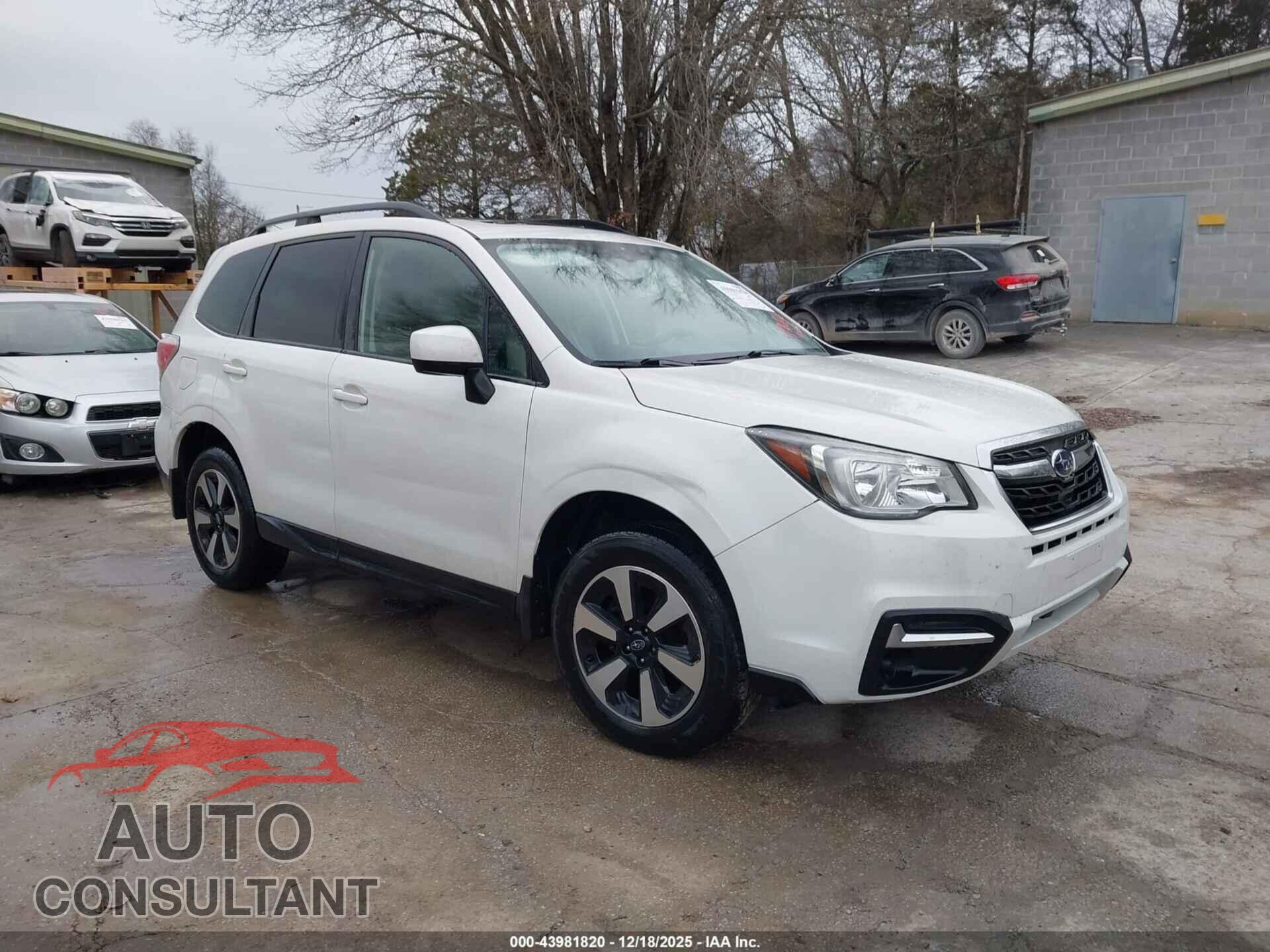 SUBARU FORESTER 2017 - JF2SJAEC9HH490676