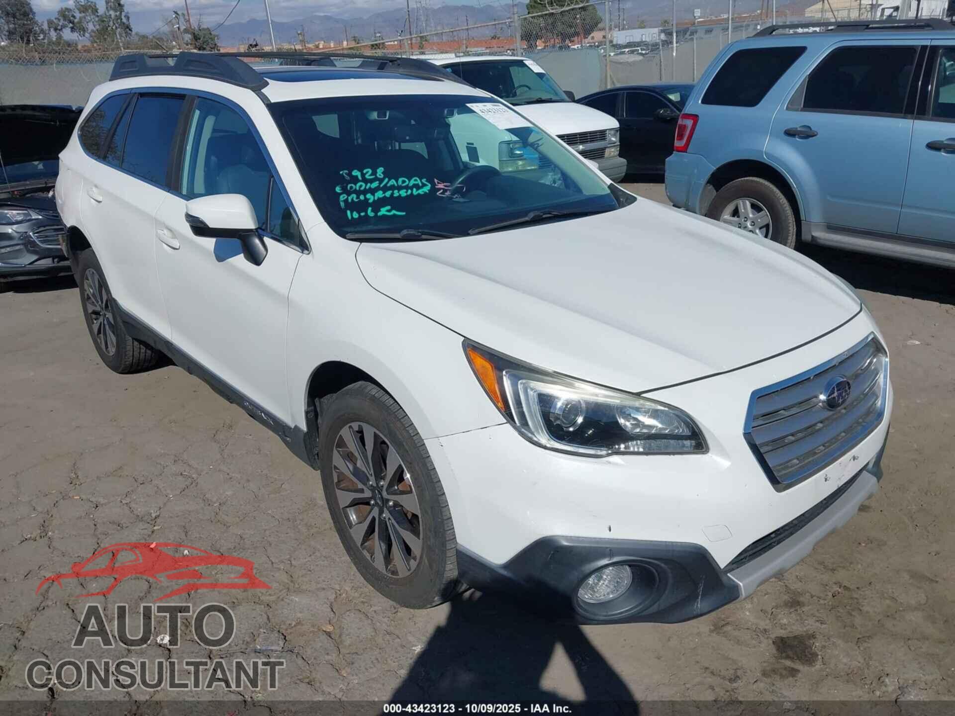 SUBARU OUTBACK 2017 - 4S4BSANC3H3395373